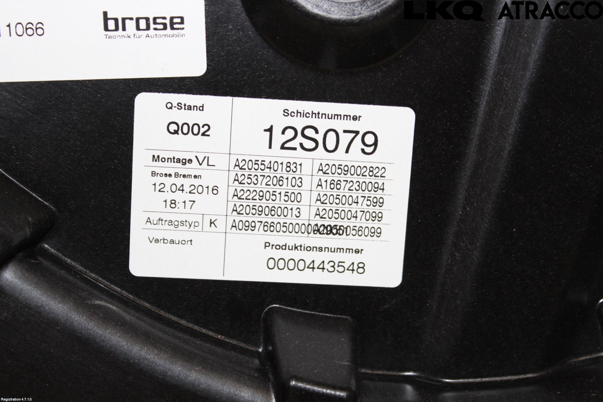 Mercedes-Benz MB GLC-KLASS (X253/C253) 15-22 Fönsterhiss El Kompl