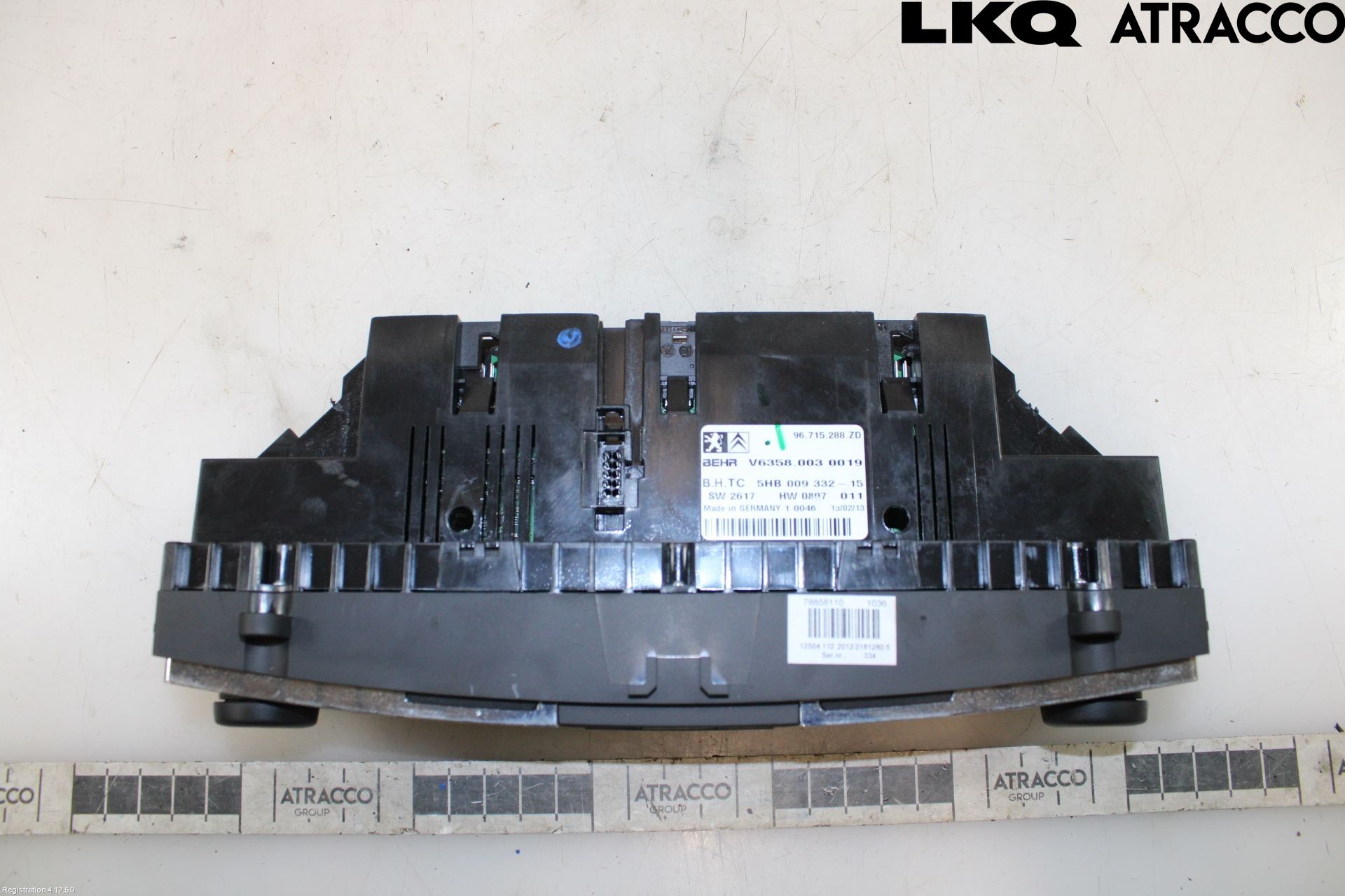 Citroen C5 08-17 Värmereglage