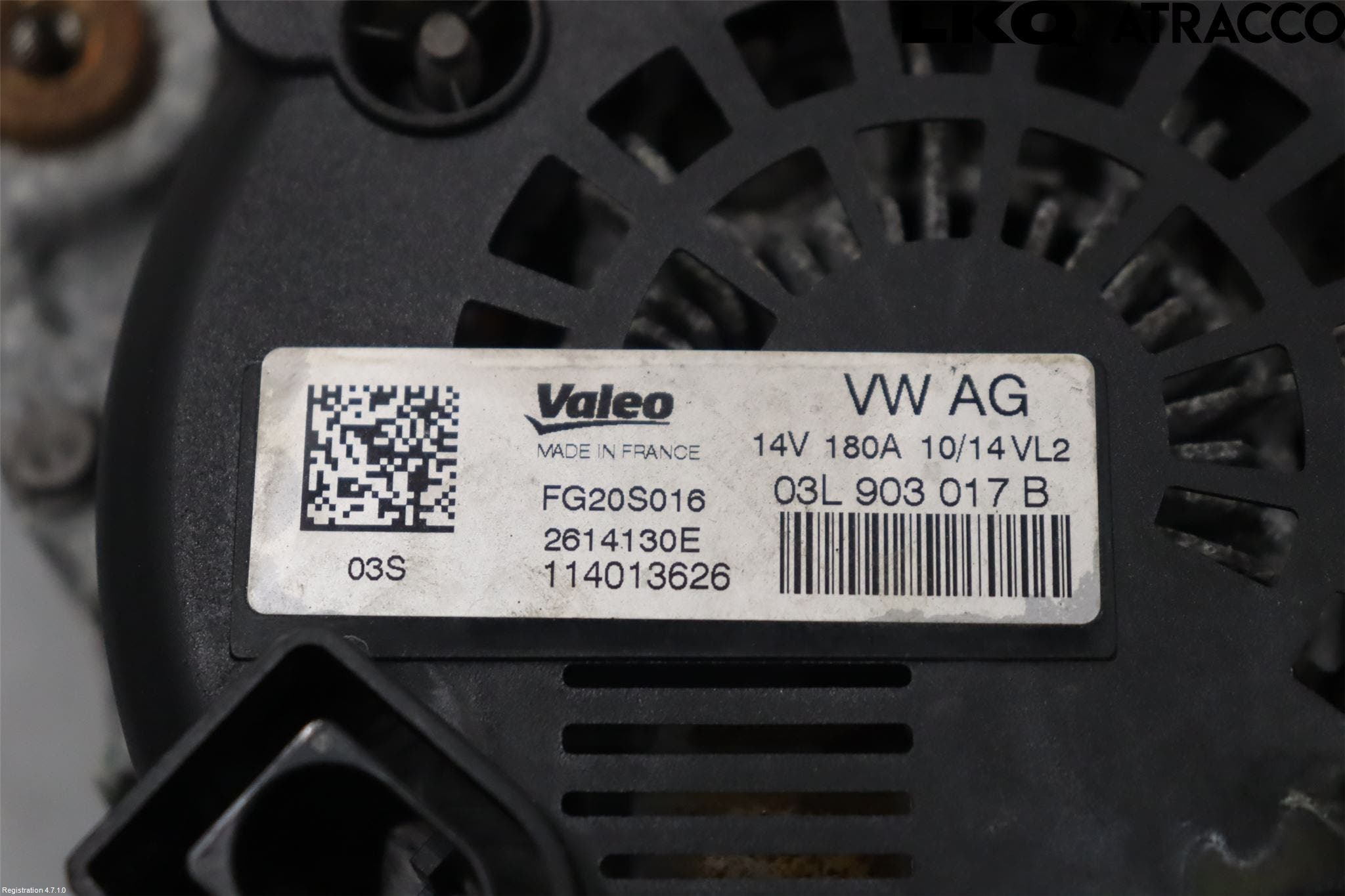 Audi Q5 09-16 Generator