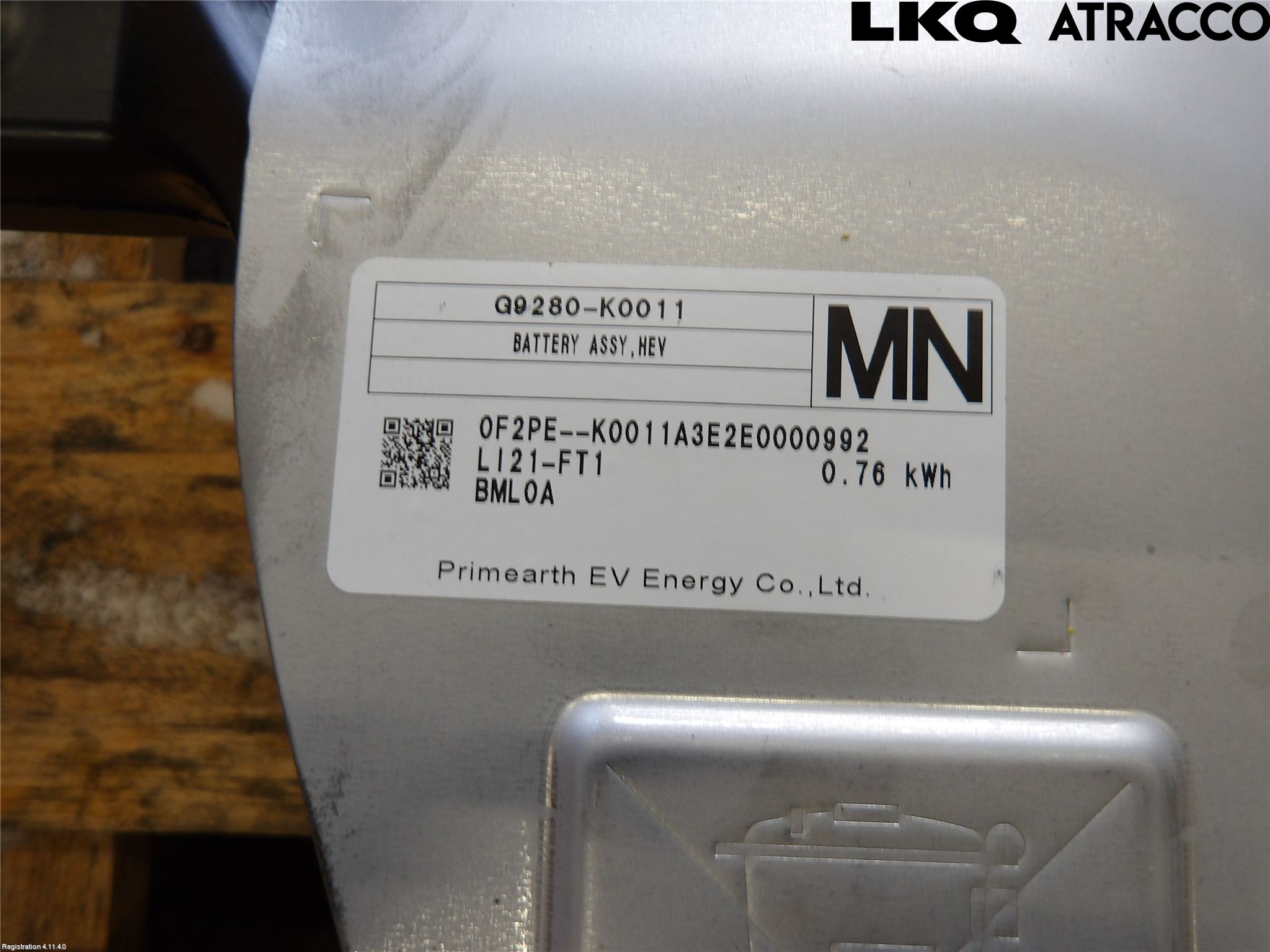 Toyota YARIS XP21 20- Batteri Högspänning