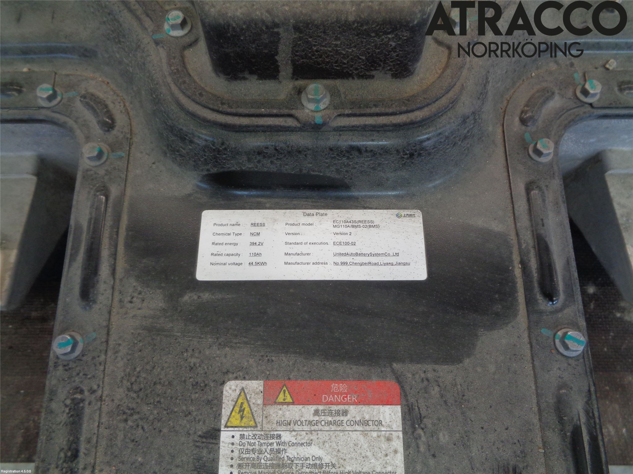 MG ZS EV 20- Batteri Högspänning