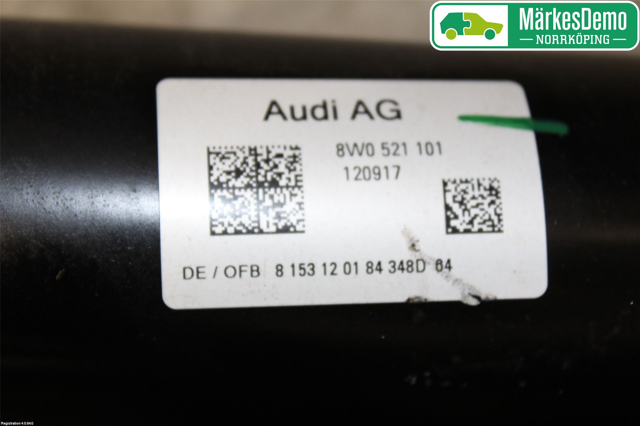 Audi A4/S4 B9 16-19 Mellanaxel Komp