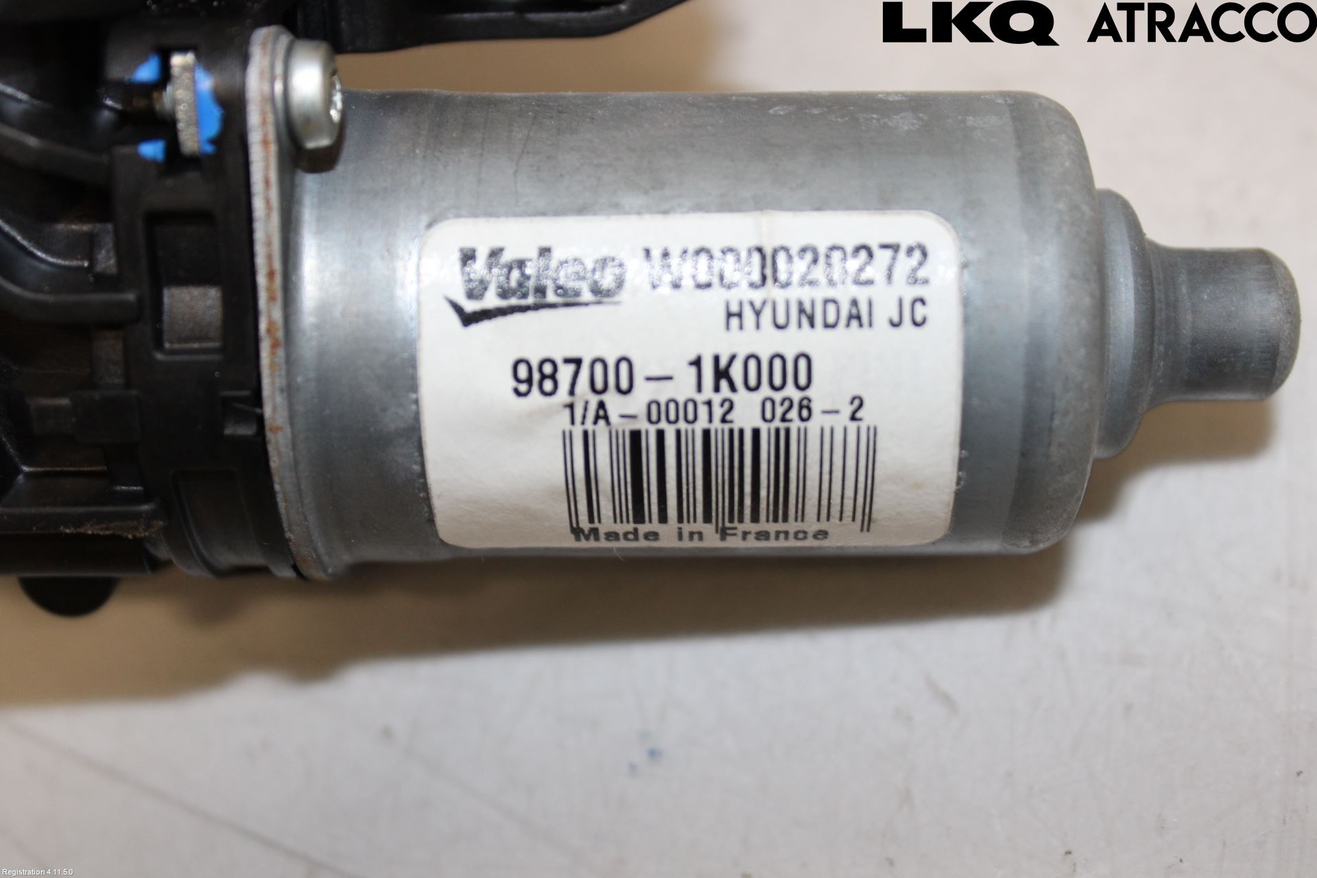 Hyundai ix20 Torkarmotor Baklucka