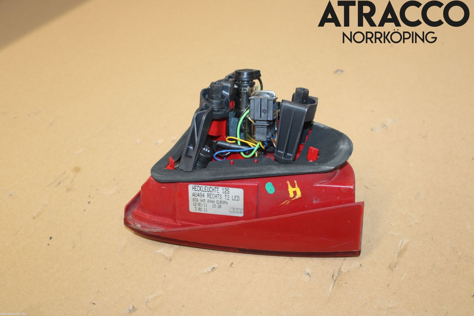 Audi A5 07-16 Bakljus Lucka Hö