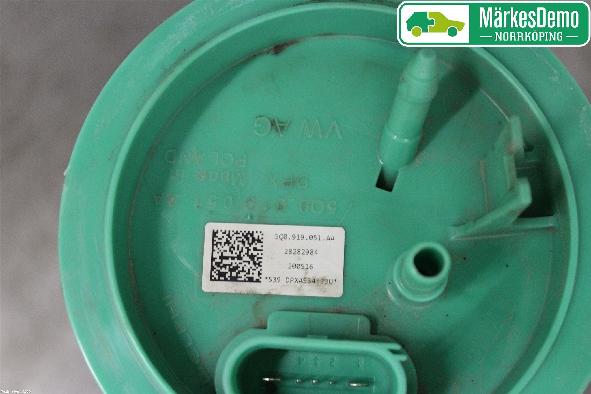 Volkswagen VW GOLF / E-GOLF VII 13-20 Bränslepump El