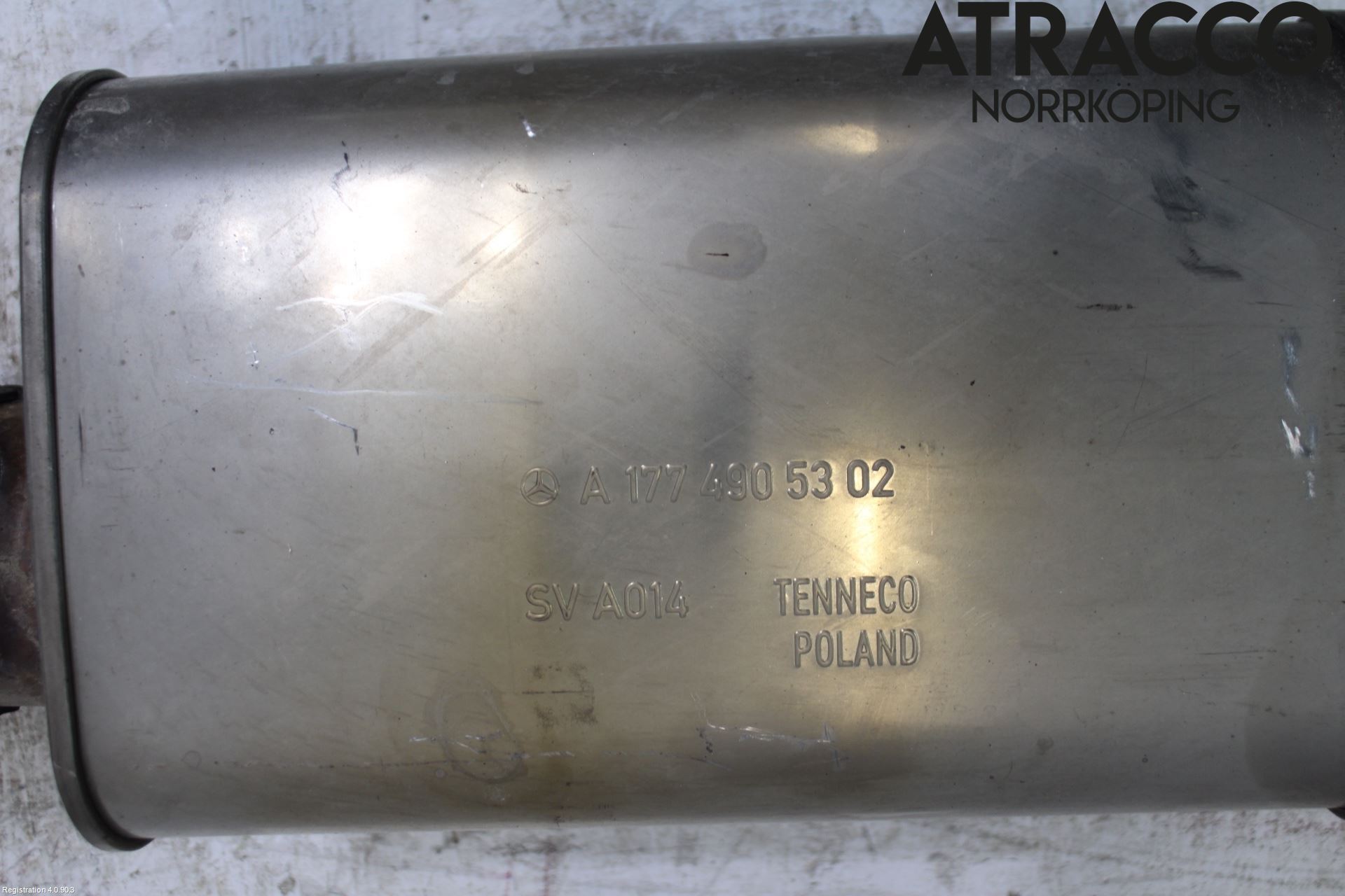 Mercedes-Benz MB A-KLASS (W177) 18- Avgasrör Främre-Mitt-Bak