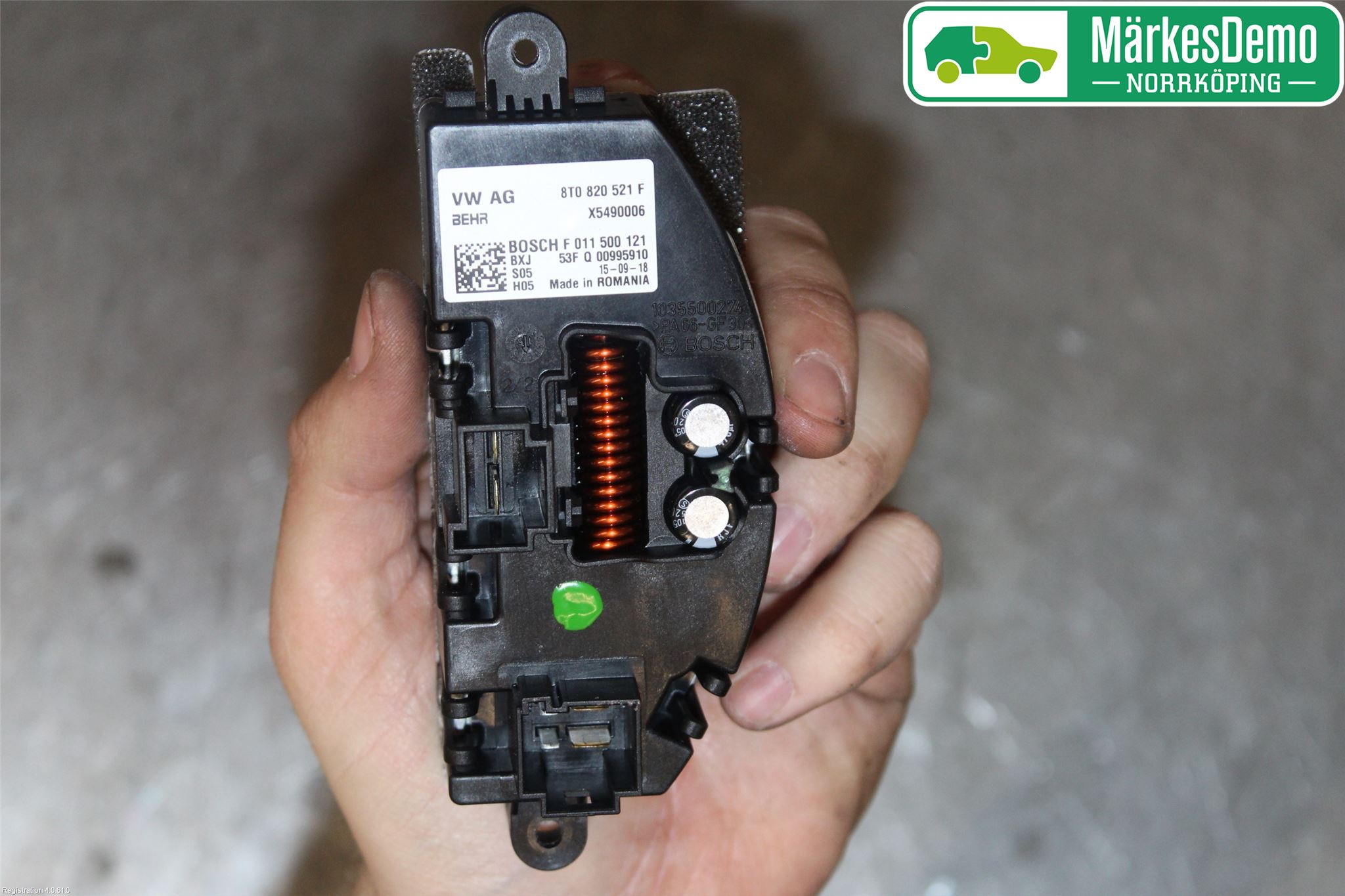 Audi A4 12-15 Värmefläktsmotstånd