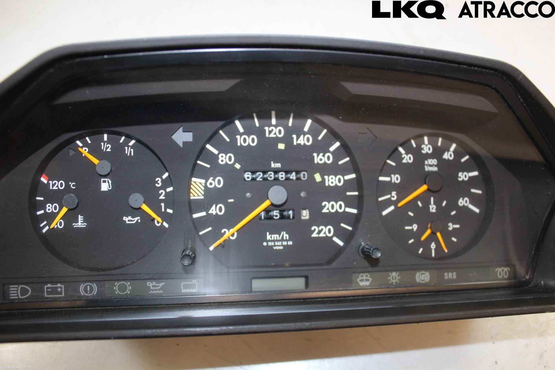 Mercedes-Benz MB 200-500  (W124) 86-96 Instrument Komb