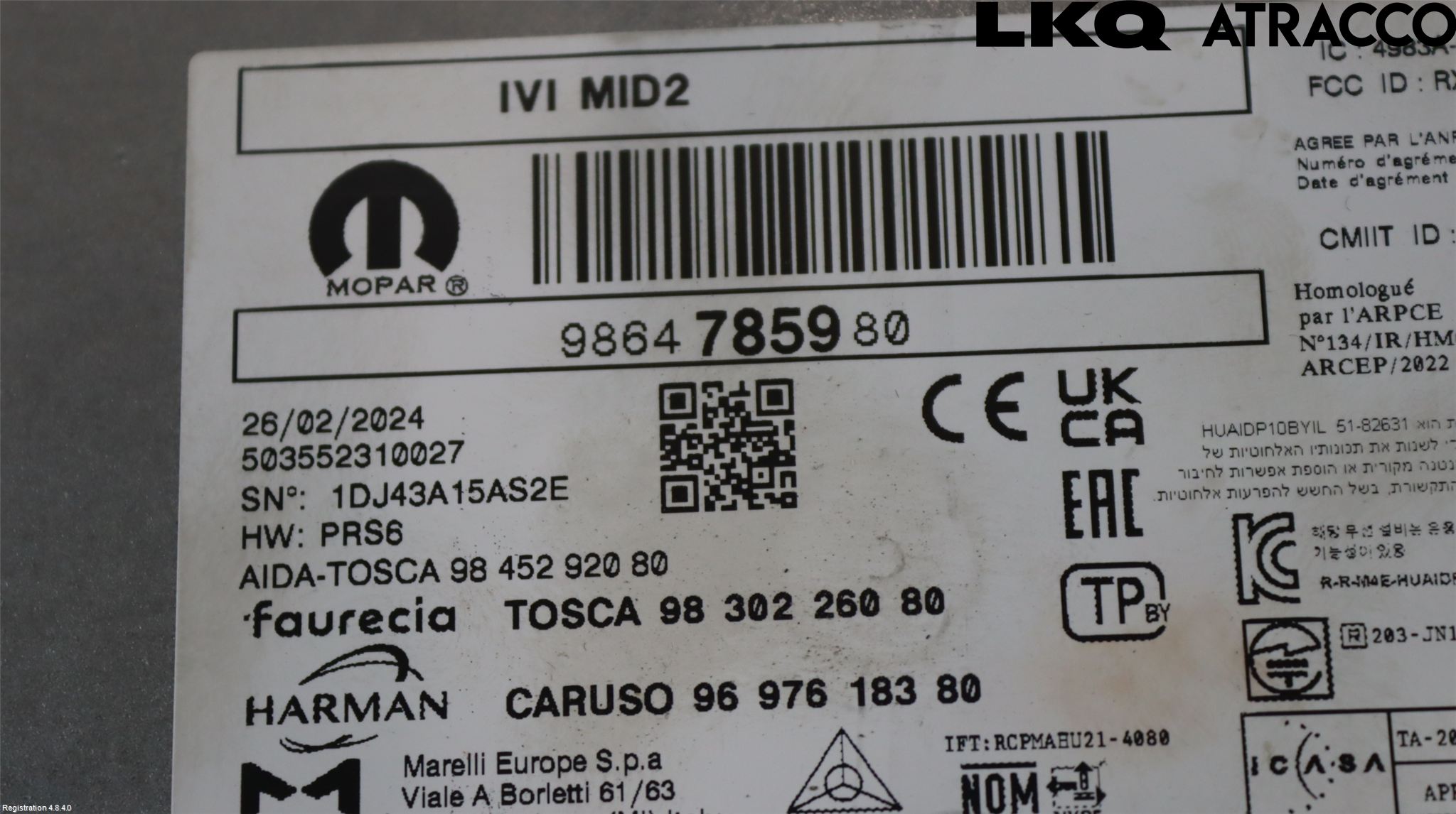 Opel ASTRA L 22- Cd Radio - Multimediapanel