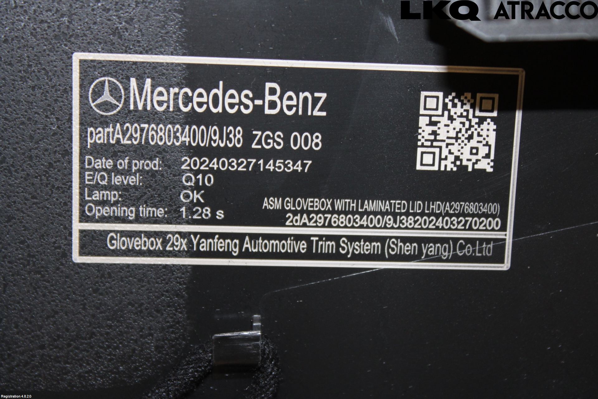 Mercedes-Benz MB EQE (V295) 22- Handskfack