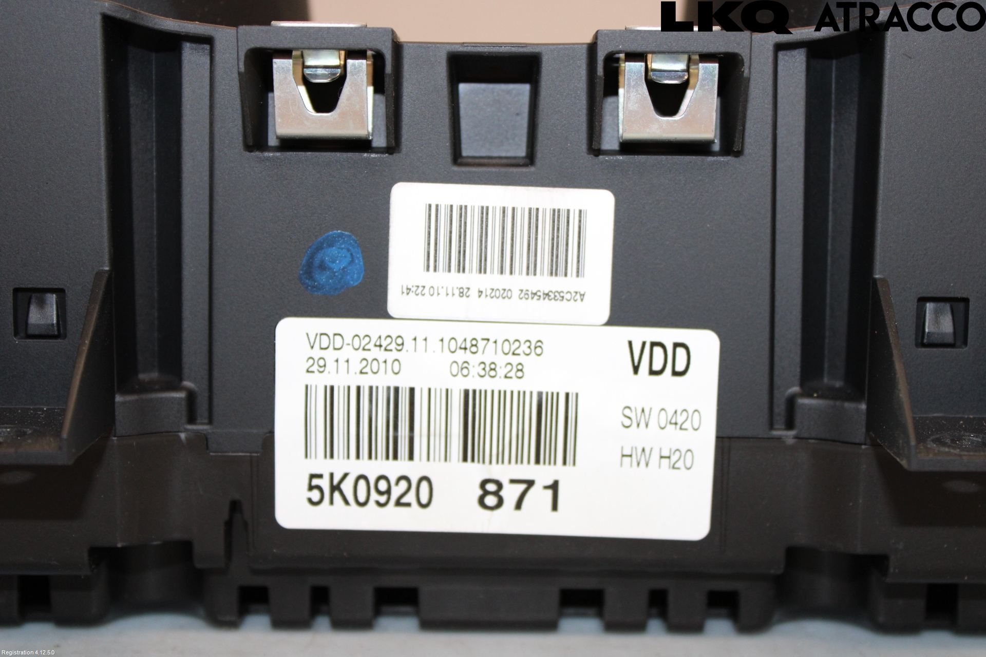 Volkswagen VW GOLF VI 09-13 Instrument Komb