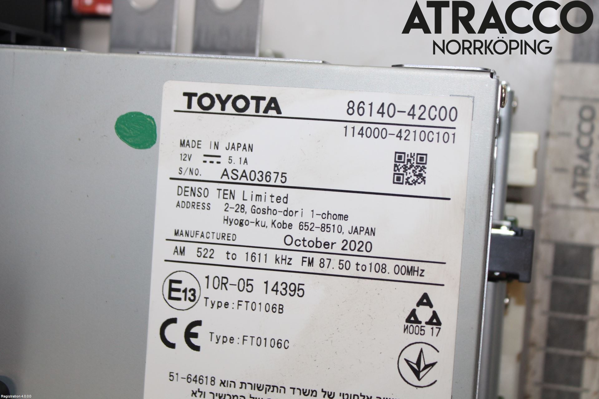 Toyota RAV4 19- Cd Radio - Multimediapanel