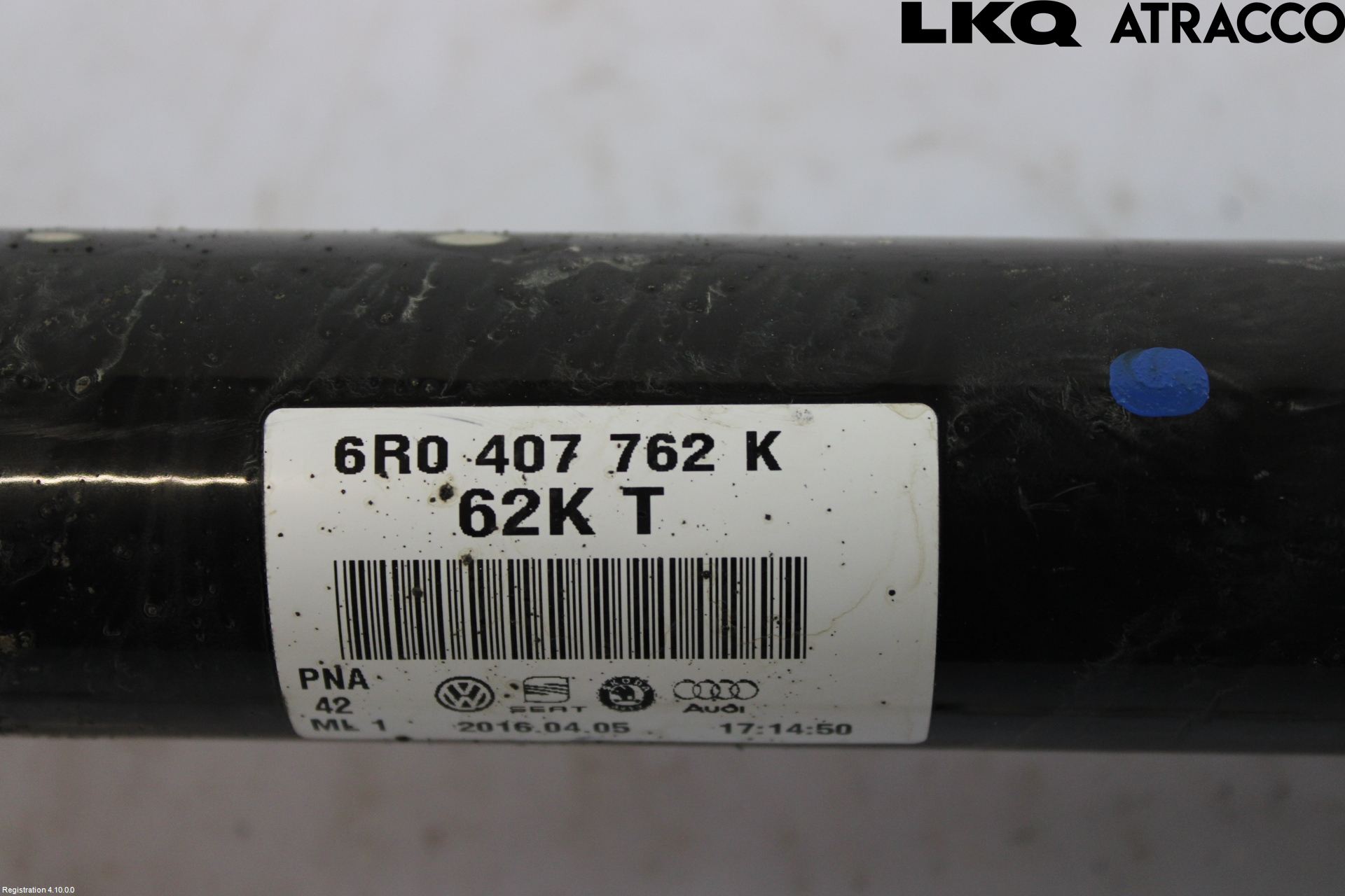 Volkswagen VW POLO 10-17 Drivaxel Fram Höger