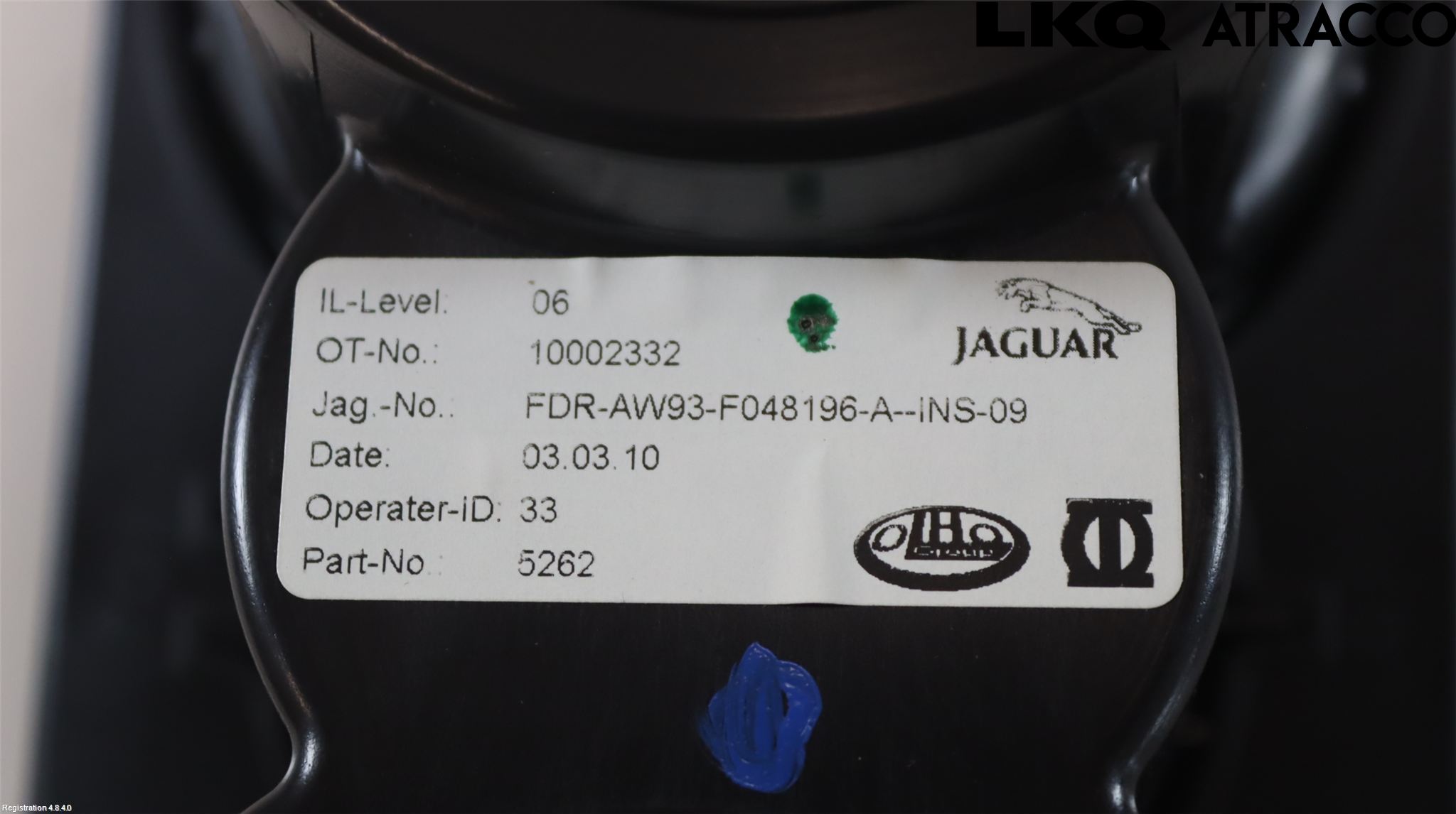 Jaguar XJ X351        10- Mugghållare