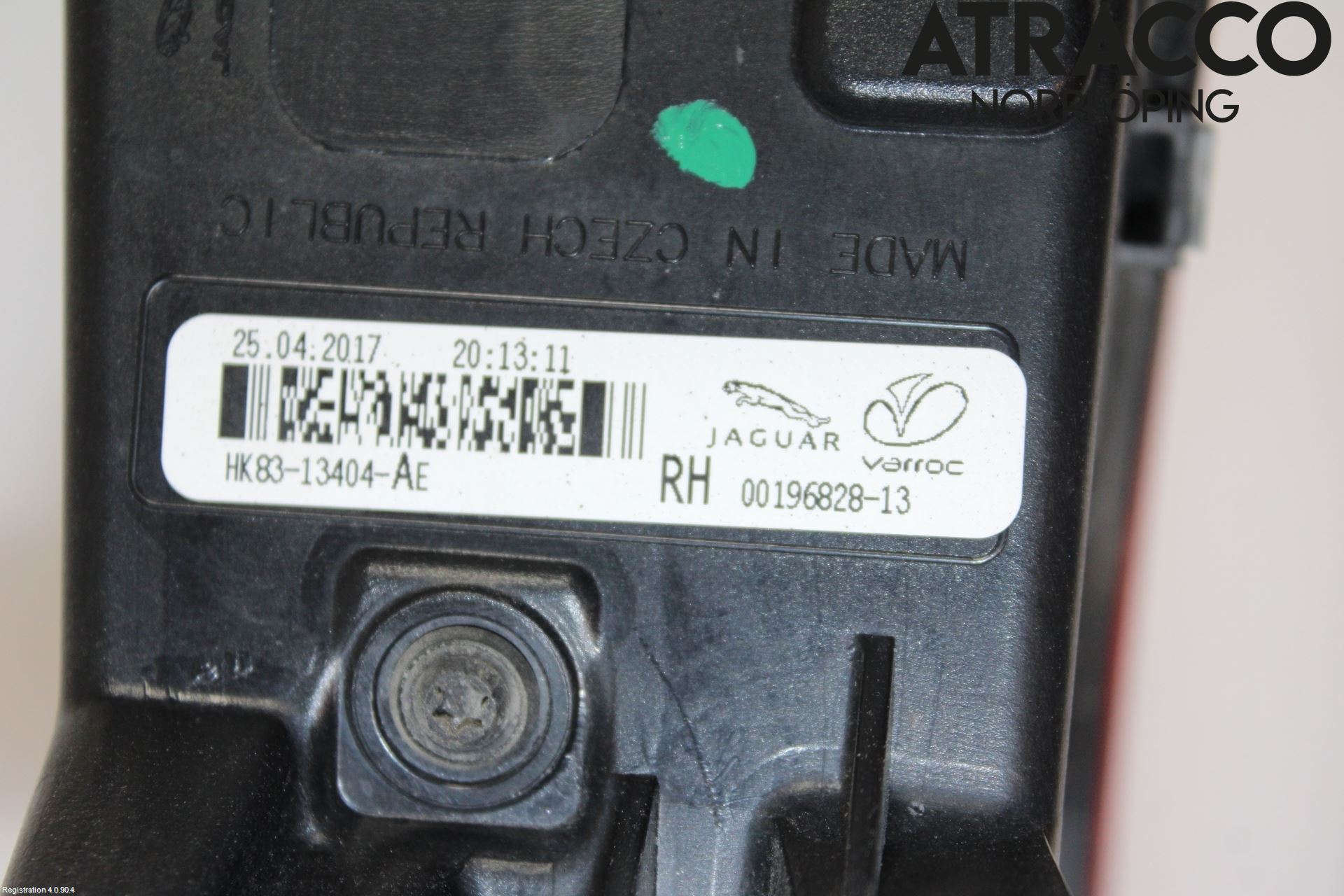 Jaguar F-PACE Bakljus Höger