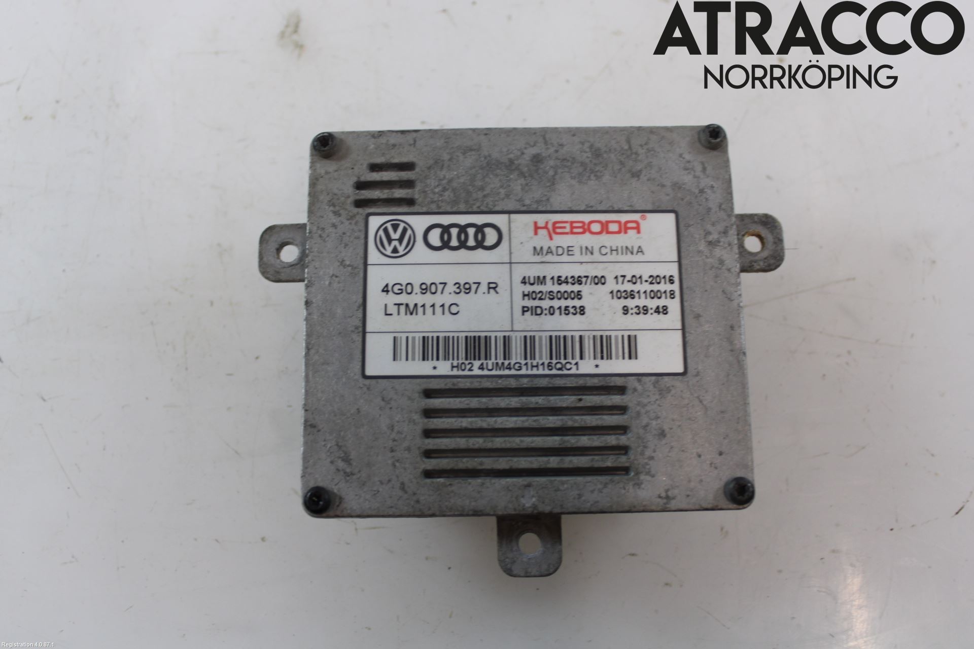 Audi A6/S6 4G 11-18 Styrenhet Strålkastare