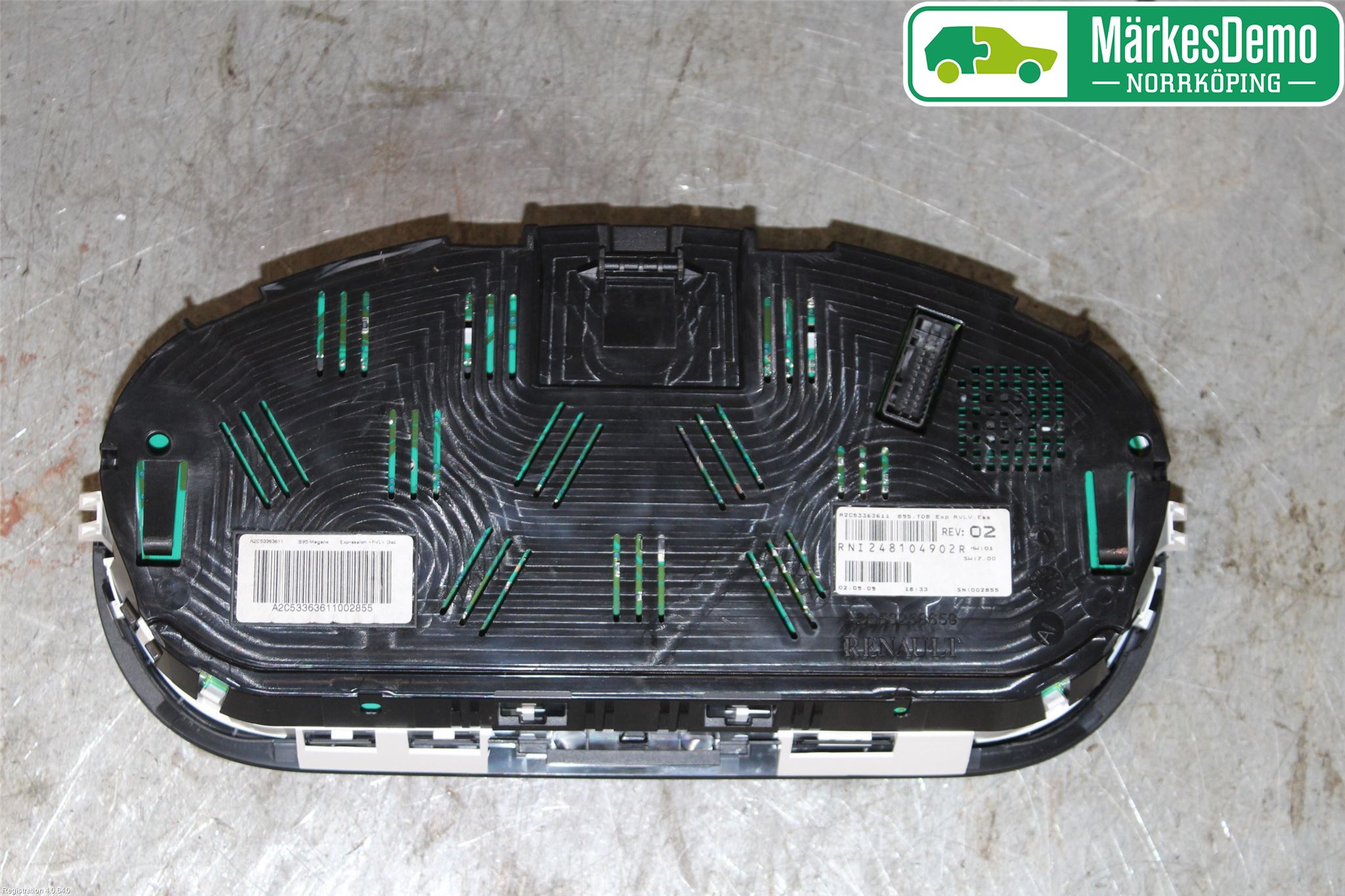 Renault MEGANE III 09-15 Instrument Komb