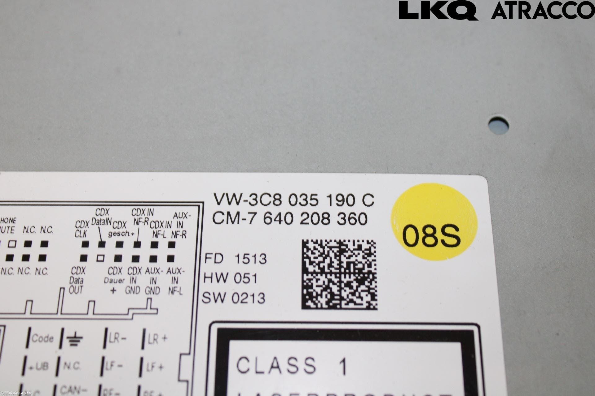 Volkswagen VW PASSAT 11-14 Cd Radio - Multimediapanel