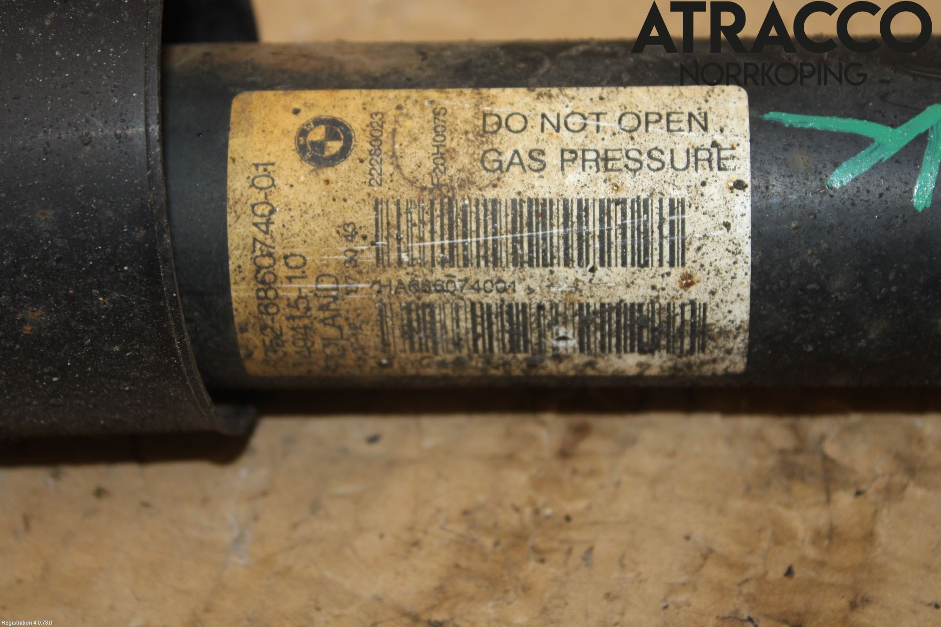 BMW 1 F20/F21 11-19 Stötdämpare Bak