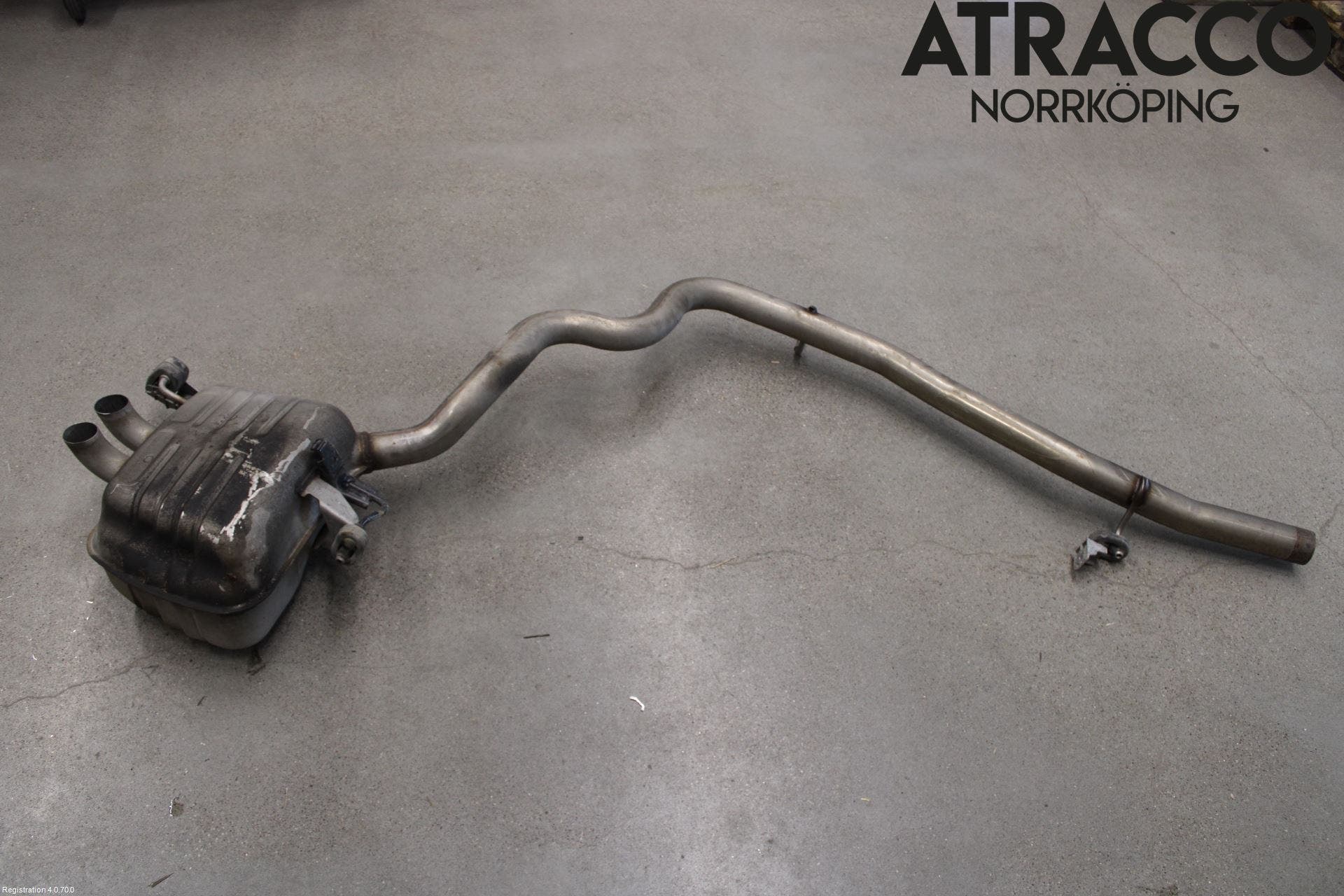 Skoda SUPERB 16-24 Avgas Bakre Dämpare