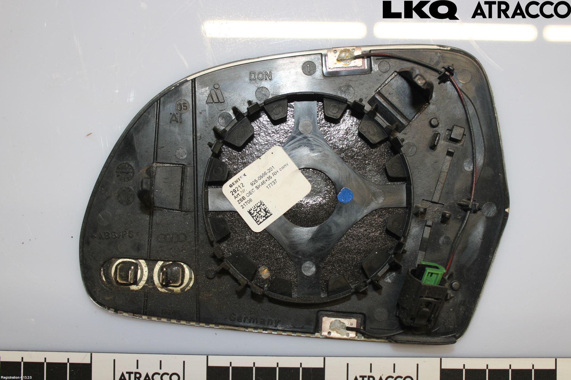 Skoda SUPERB 09-15 Spegelglas Hö