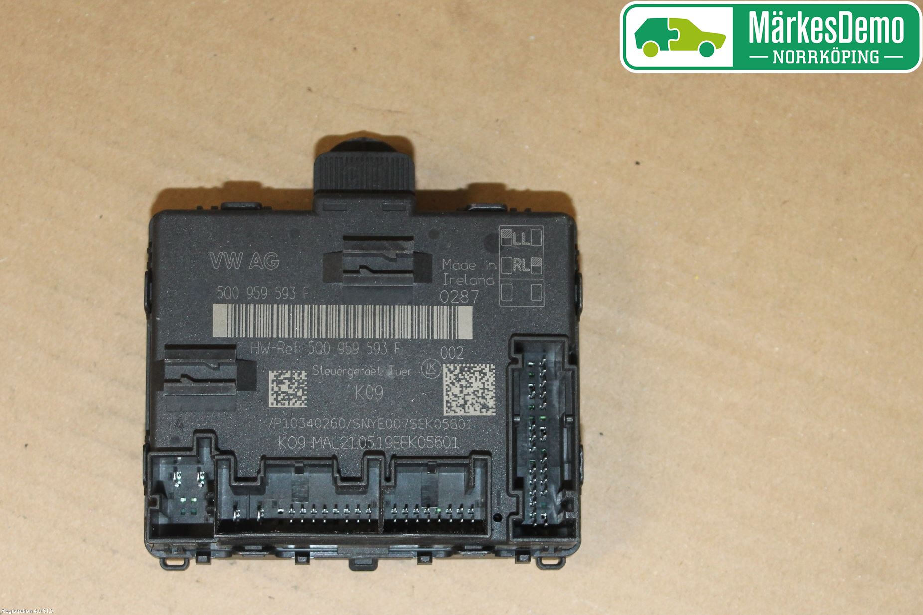 Audi A3/S3 8V 13-20 Styrenhet Dörr