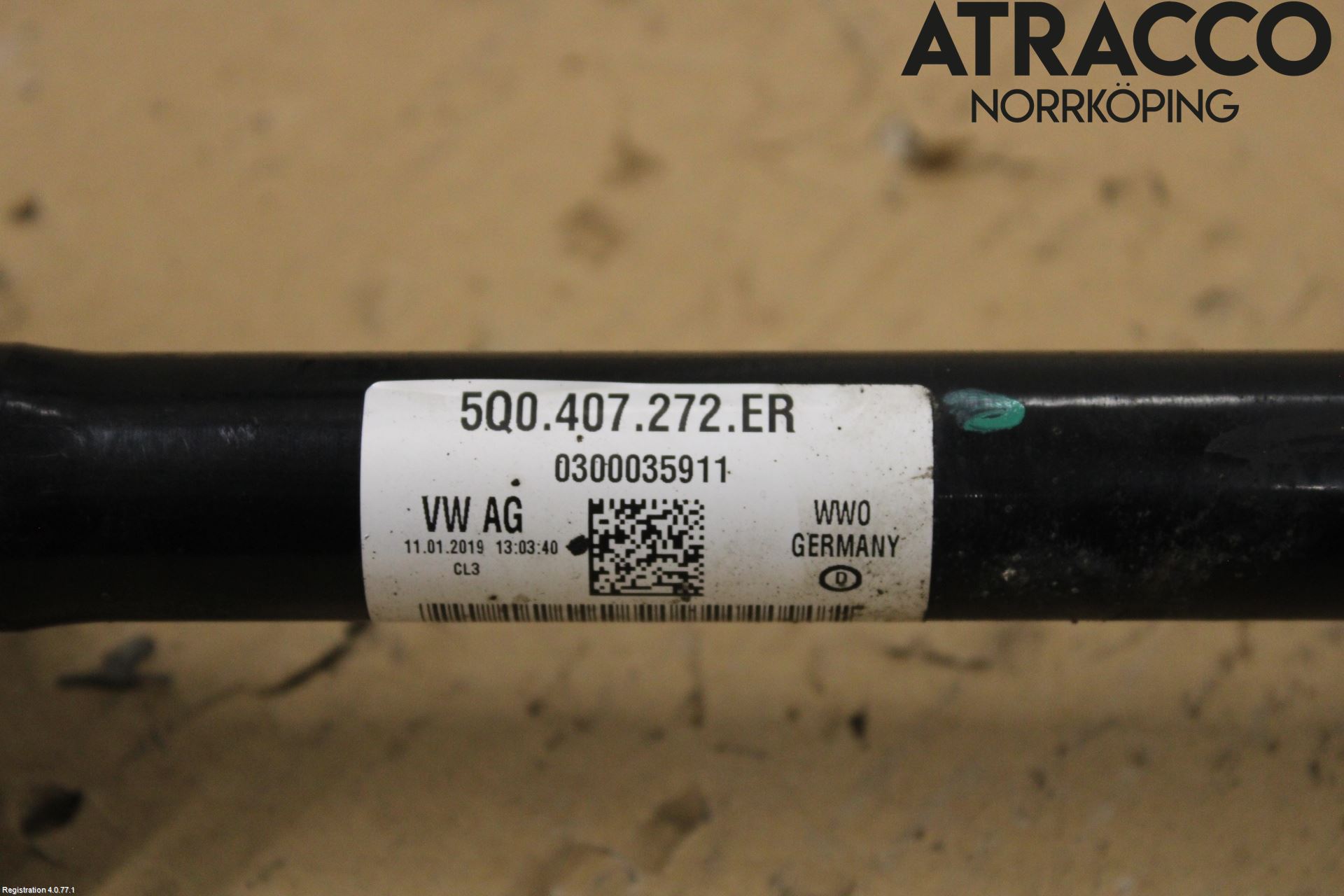 Volkswagen VW T-ROC 18- Drivaxel Fram Höger