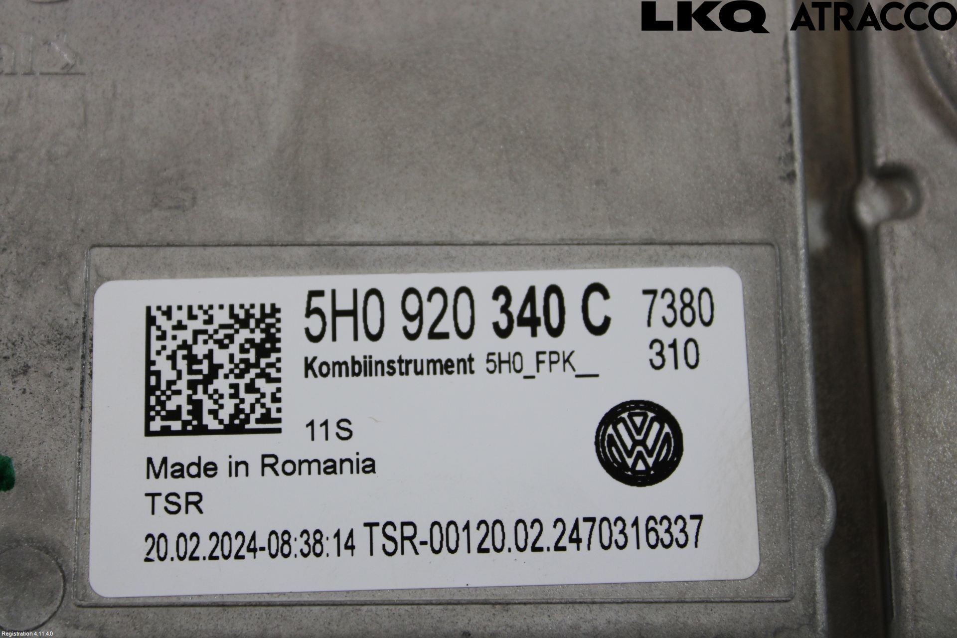 Volkswagen VW GOLF / E-GOLF VIII 20- Instrument Komb