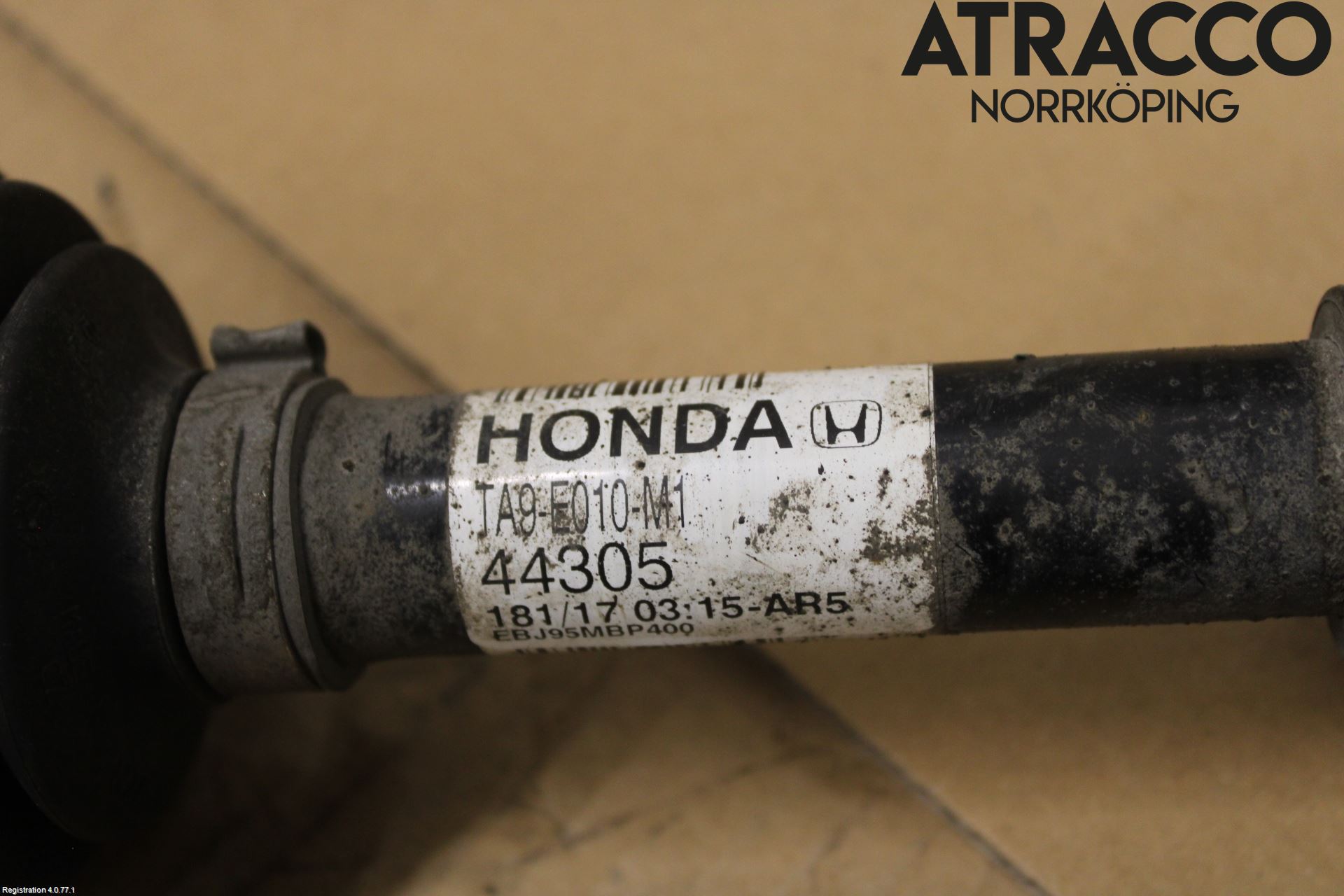 Honda CIVIC 17-22 Drivaxel Fram Höger