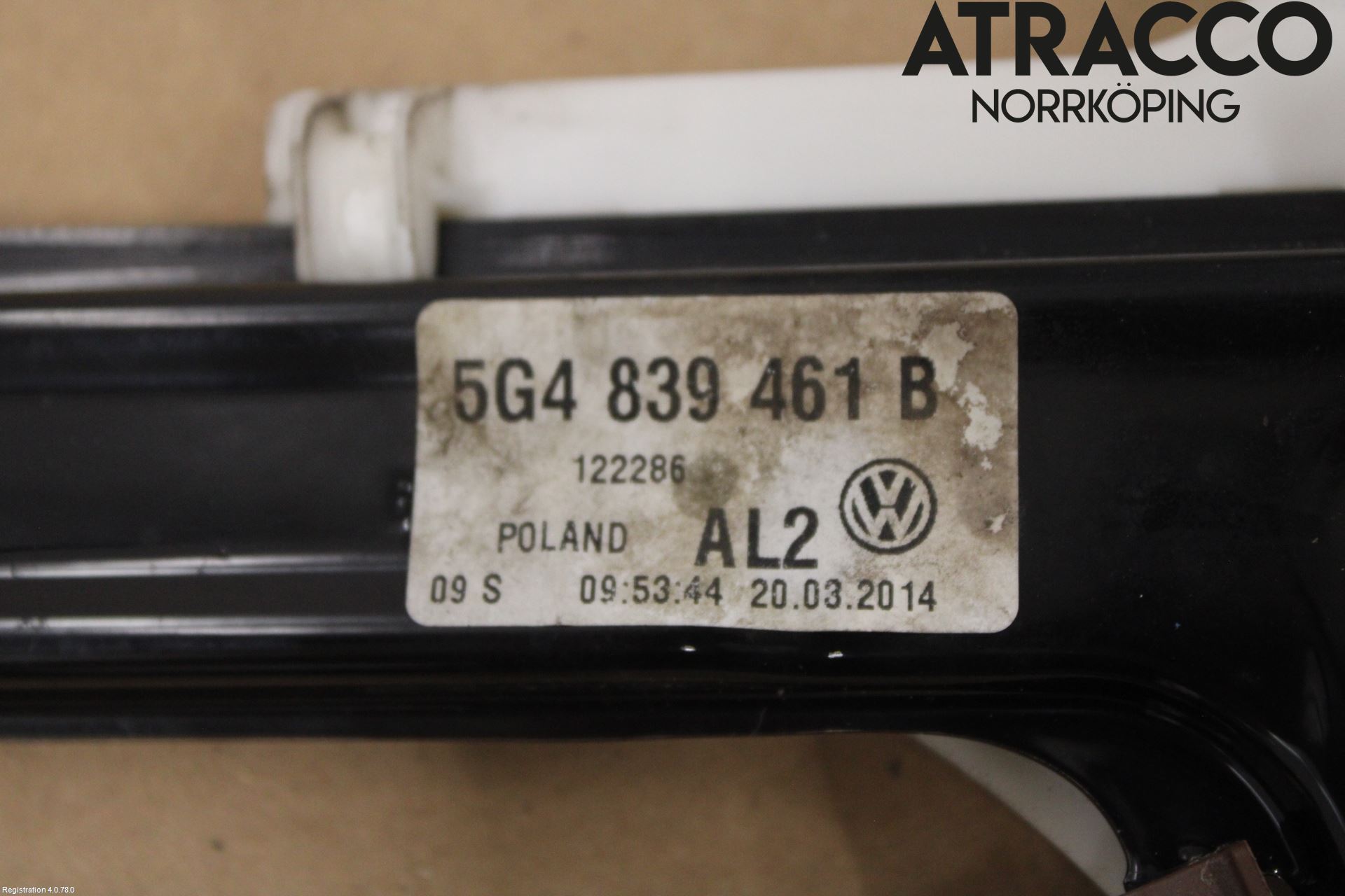 Volkswagen VW GOLF / E-GOLF VII 13-20 Fönsterhiss El Kompl