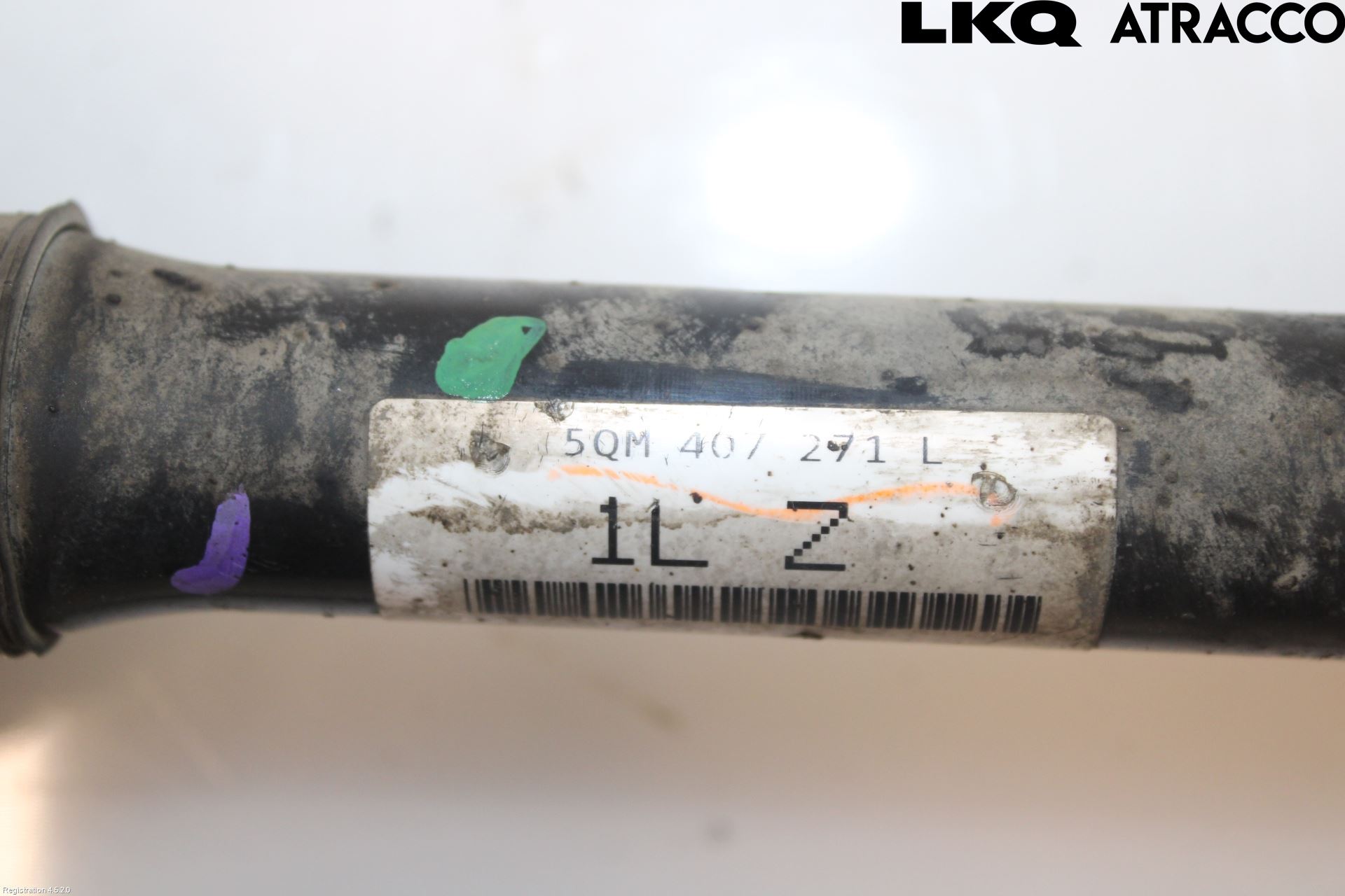 Volkswagen VW JETTA VI 11- Drivaxel Fram Vänster