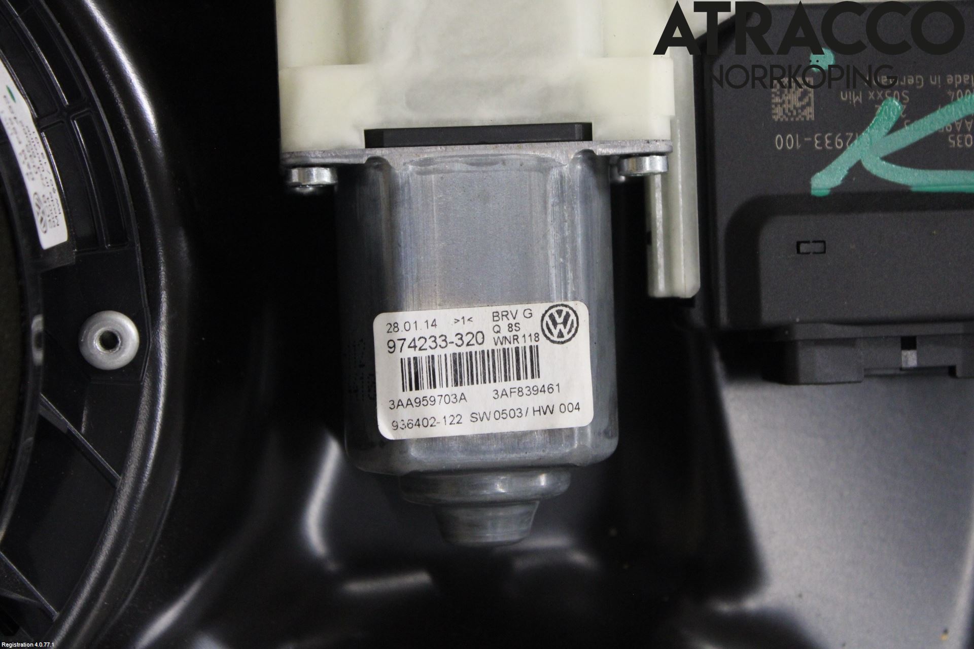 Volkswagen VW PASSAT 11-14 Fönsterhiss El Kompl