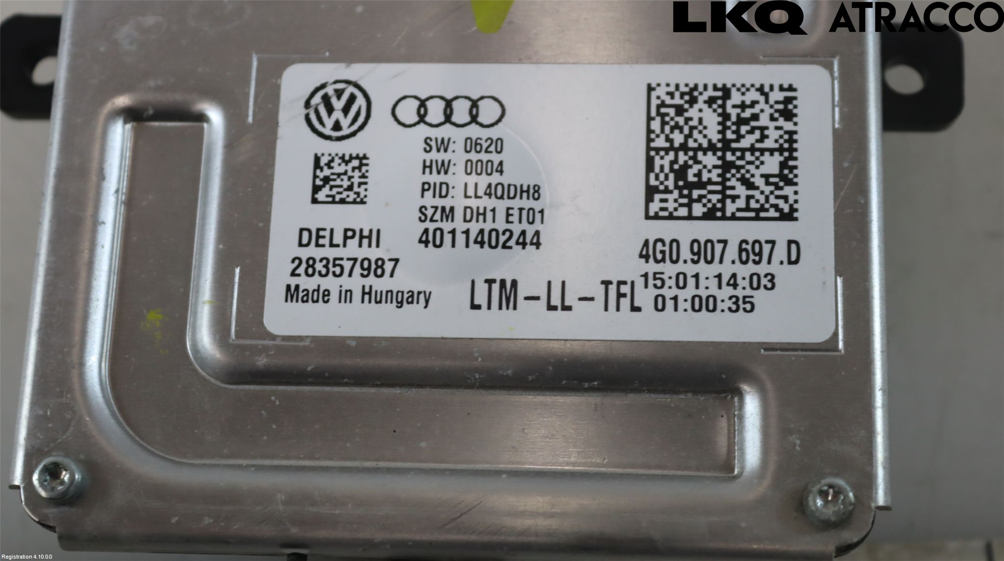 Audi A4 12-15 Styrenhet Strålkastare