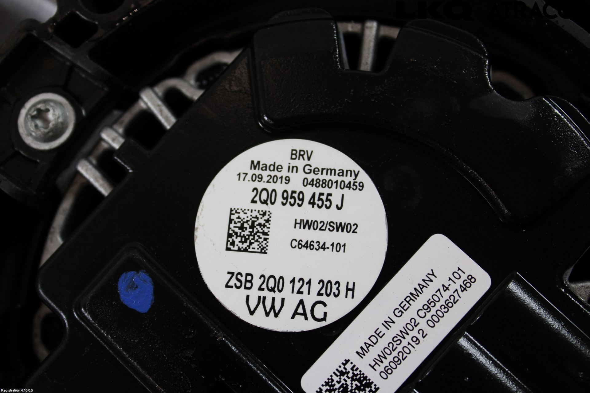 Volkswagen VW T-CROSS 19- Kylfläkt El