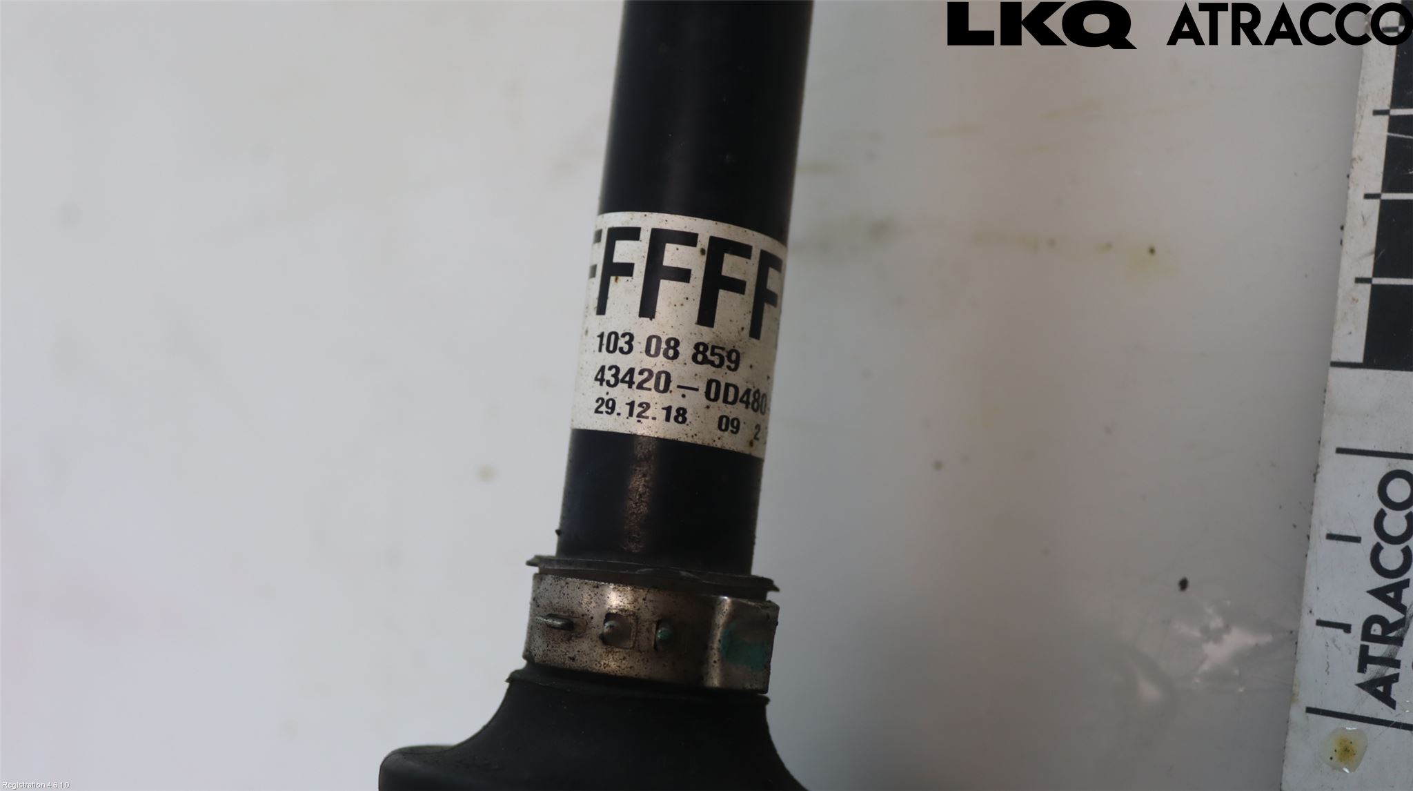 Toyota YARIS XP130 15-20 Drivaxel Fram Vänster