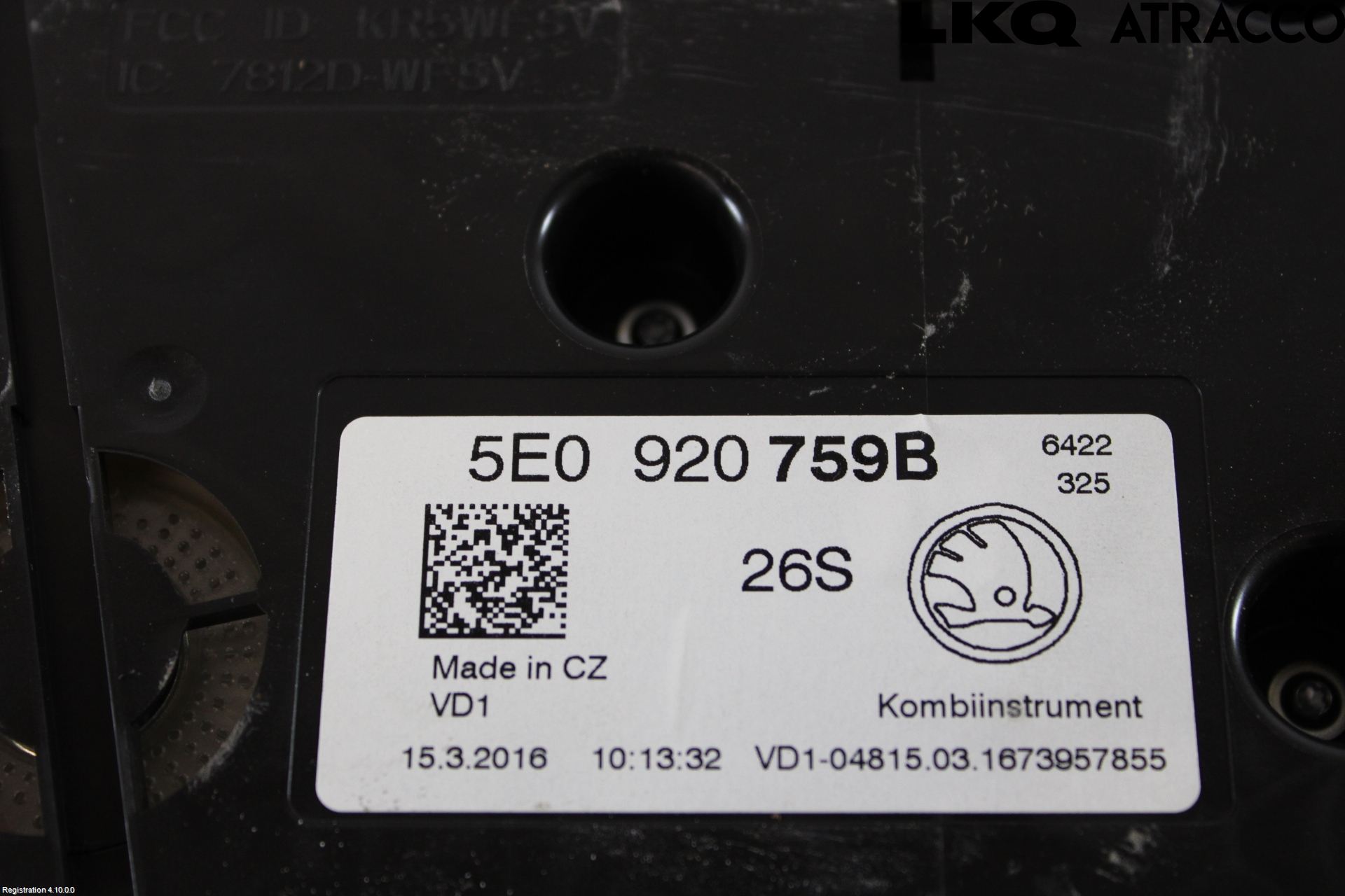 Skoda OCTAVIA (5E) 13-20 Instrument Komb