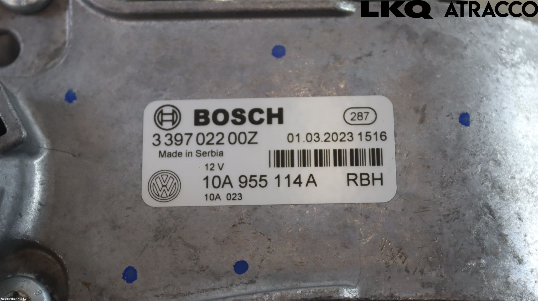 Volkswagen VW ID.3 21- Torkarmotor Vindruta