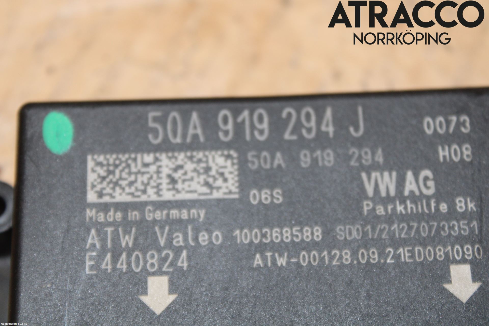 Volkswagen VW PASSAT 20-24 Styrenhet Parkeringshjälp