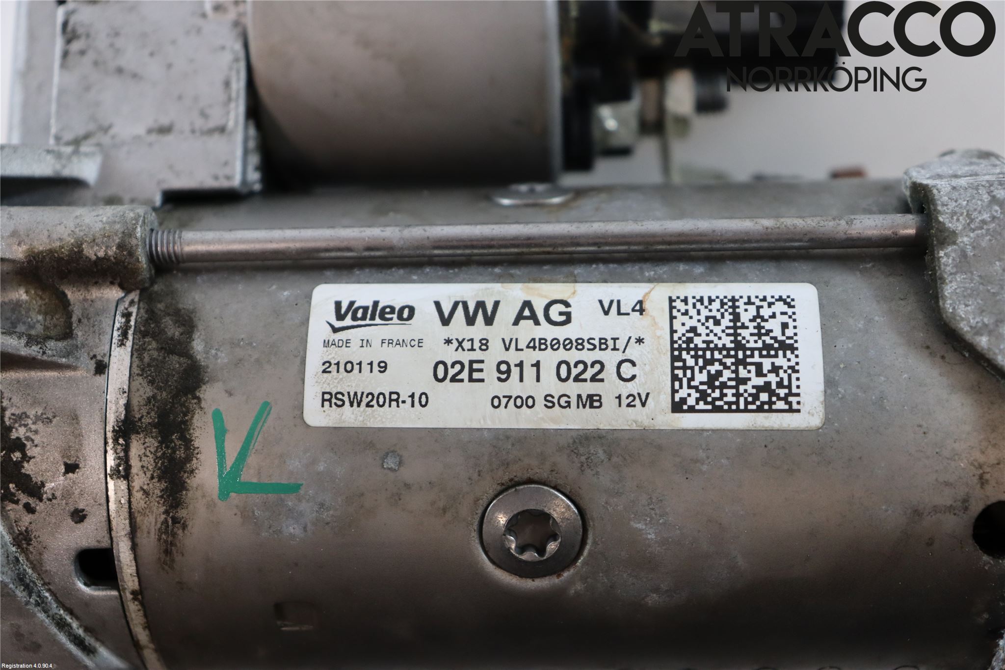Volkswagen VW PASSAT 15-19 Startmotor Diesel
