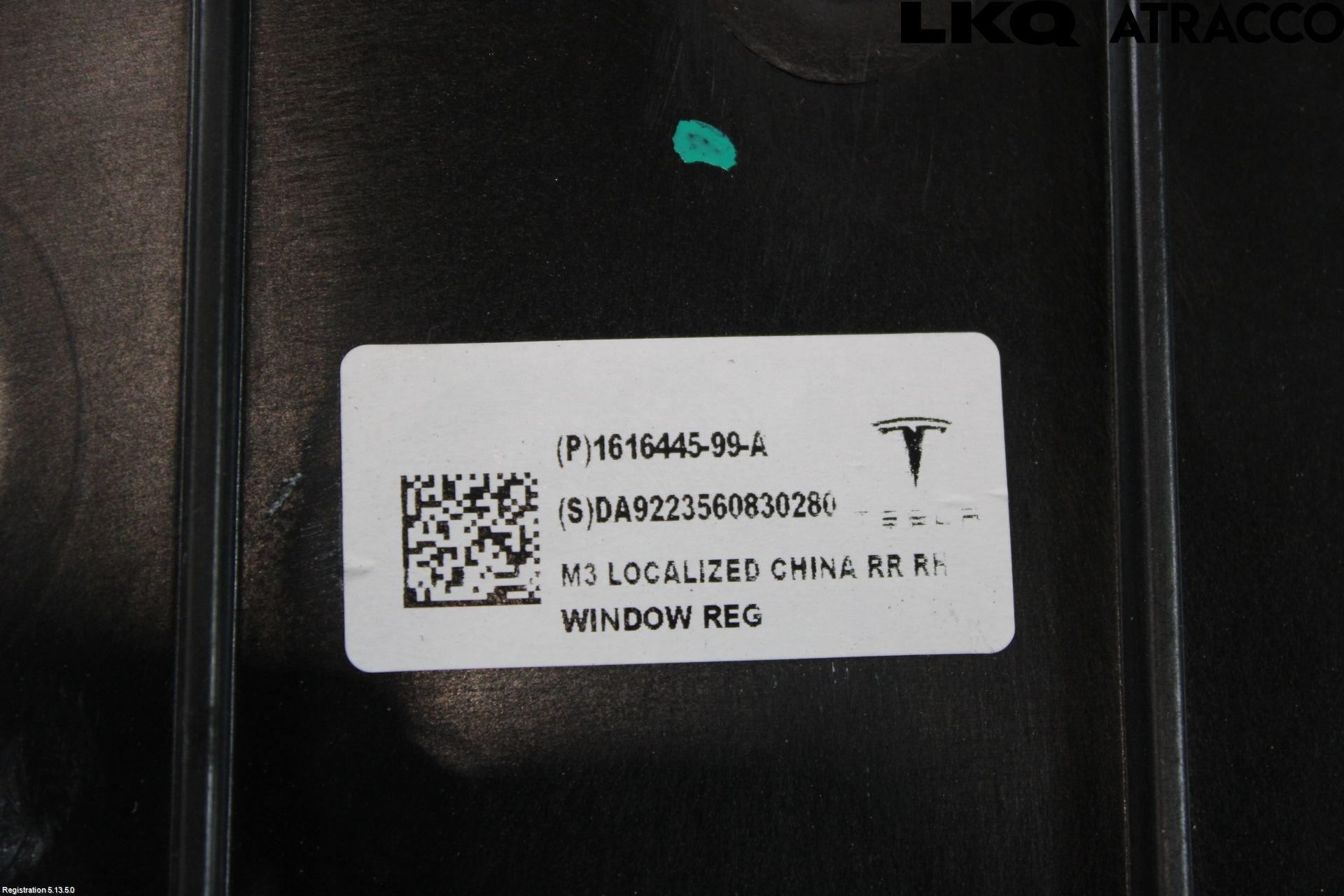 Tesla MODEL 3 17- Fönsterhiss El Kompl