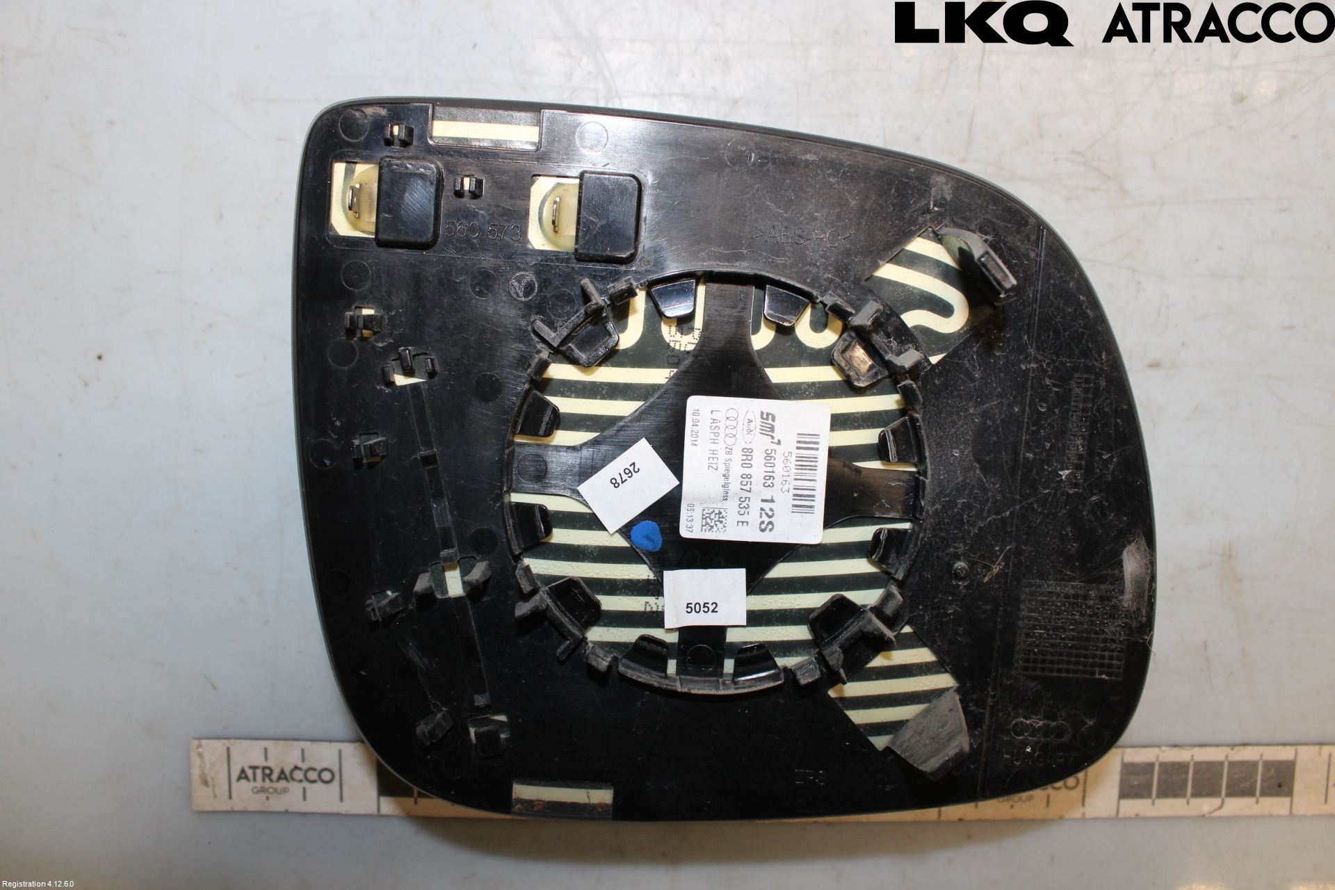 Audi Q5 09-16 Spegelglas Vä