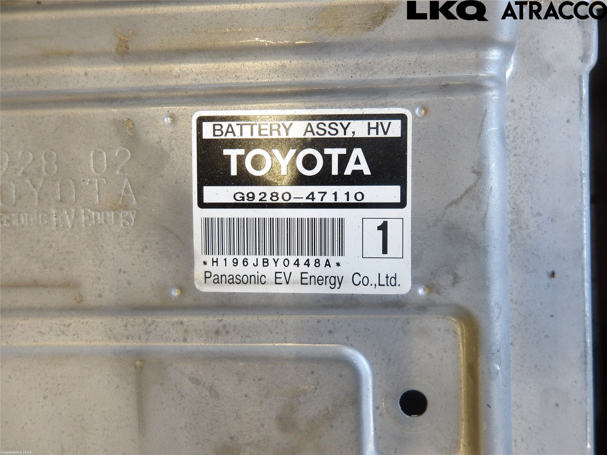 Toyota PRIUS NWH20 04-08 Batteri Högspänning