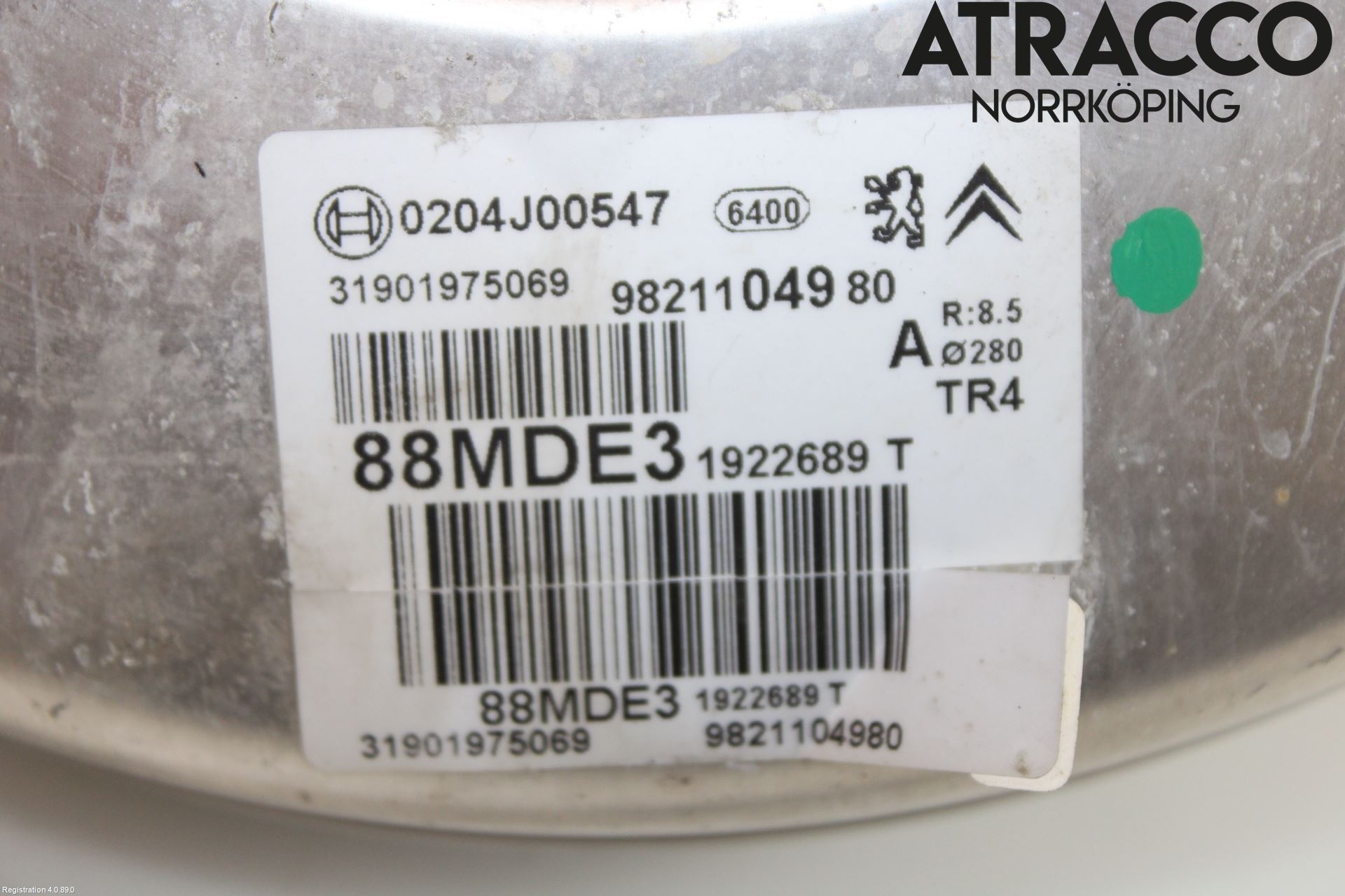 Peugeot PARTNER/E-PARTNER 19- Bromsservo