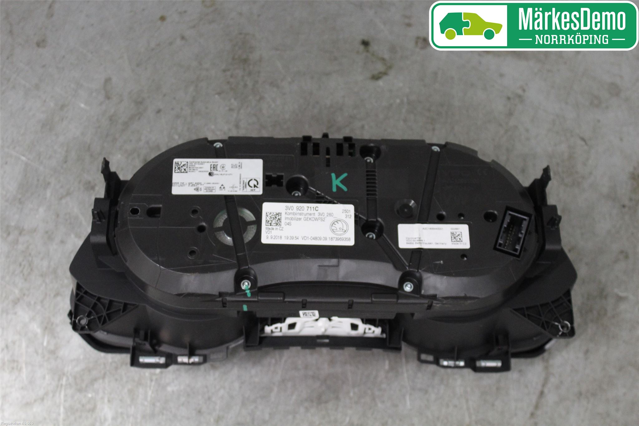 Skoda SUPERB 16-24 Instrument Komb