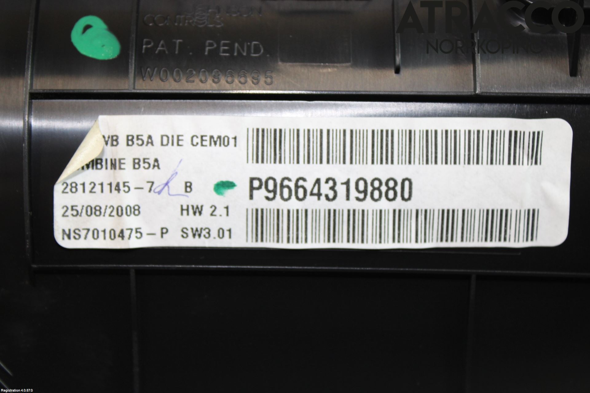 Citroen C4 I   05-10 Kontrolldisplay