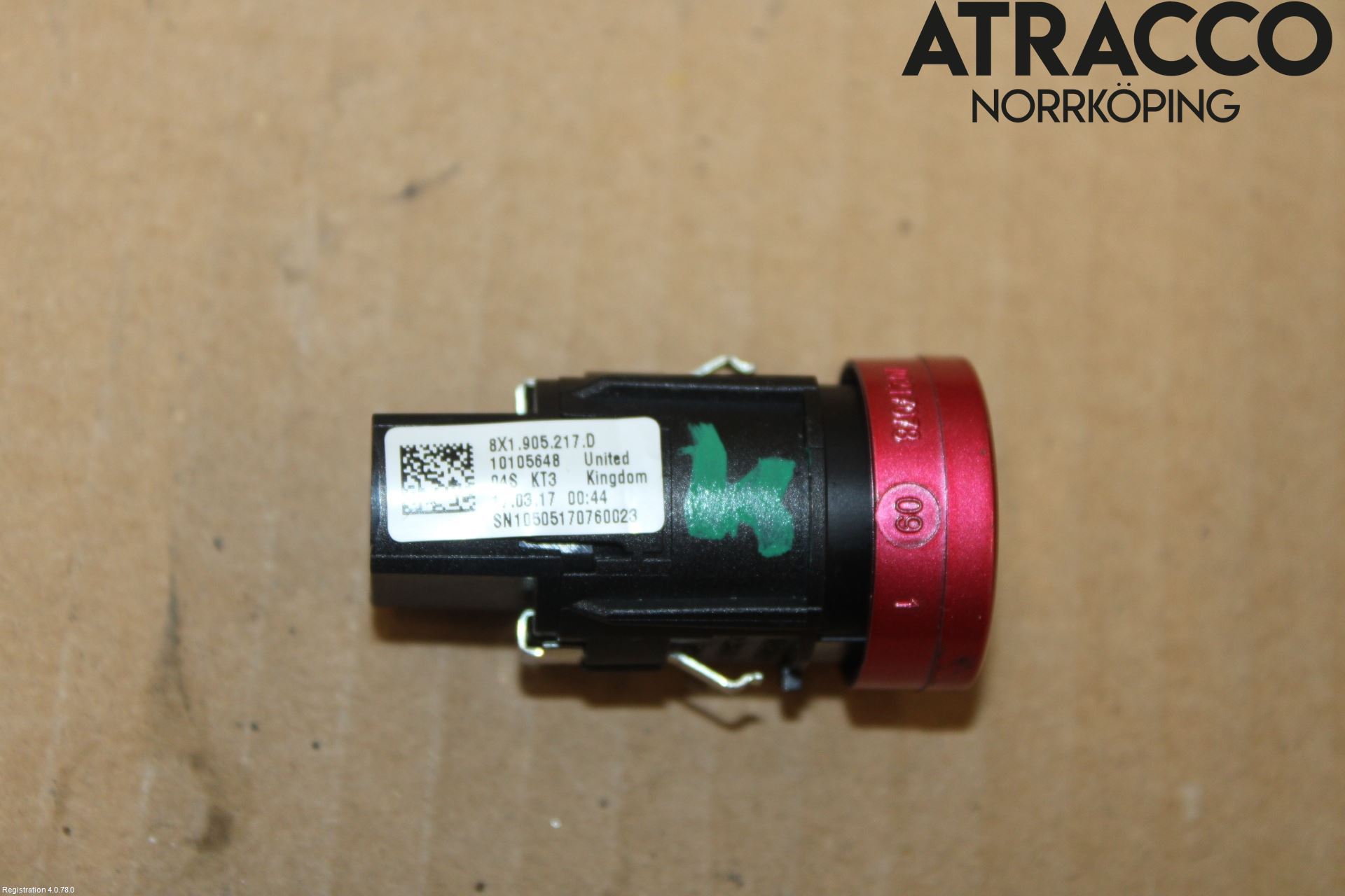 Audi A1/S1 11-18 Startknapp Personbil