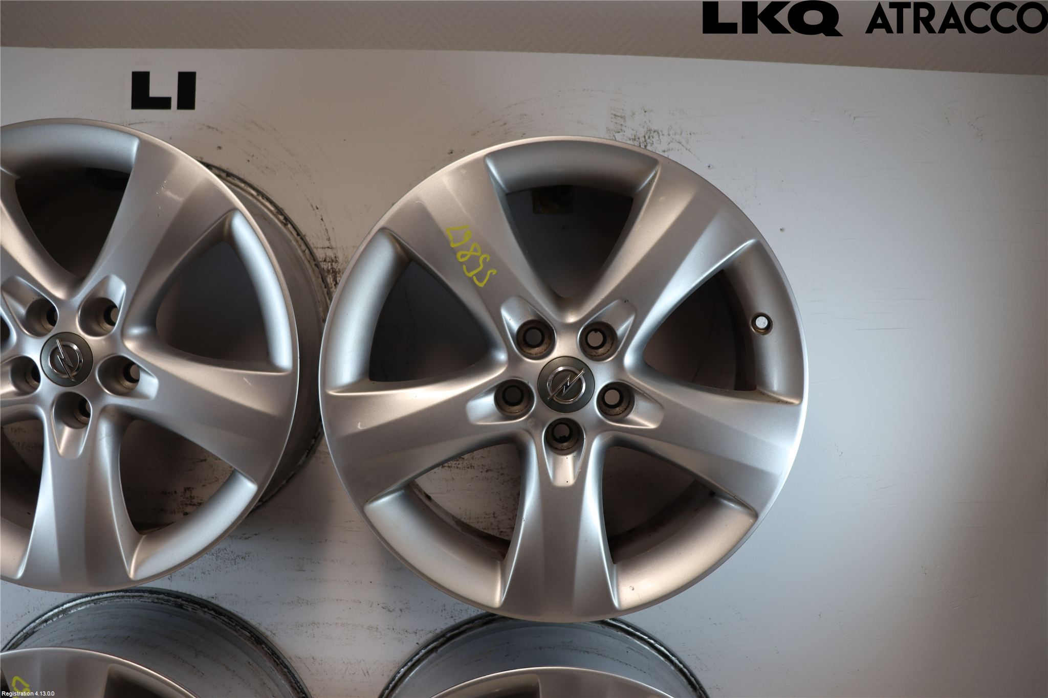 Opel ASTRA J 10-15 Fälgsats Aluminium