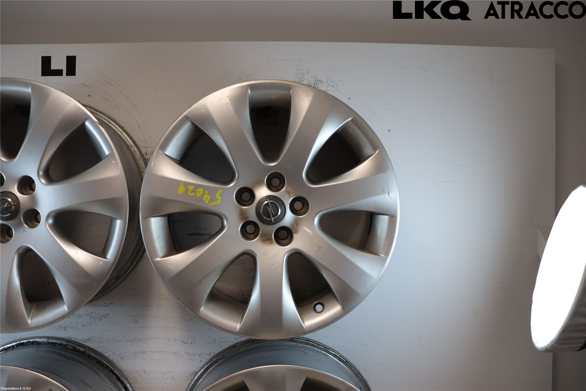 Opel ASTRA J 10-15 Fälgsats Aluminium