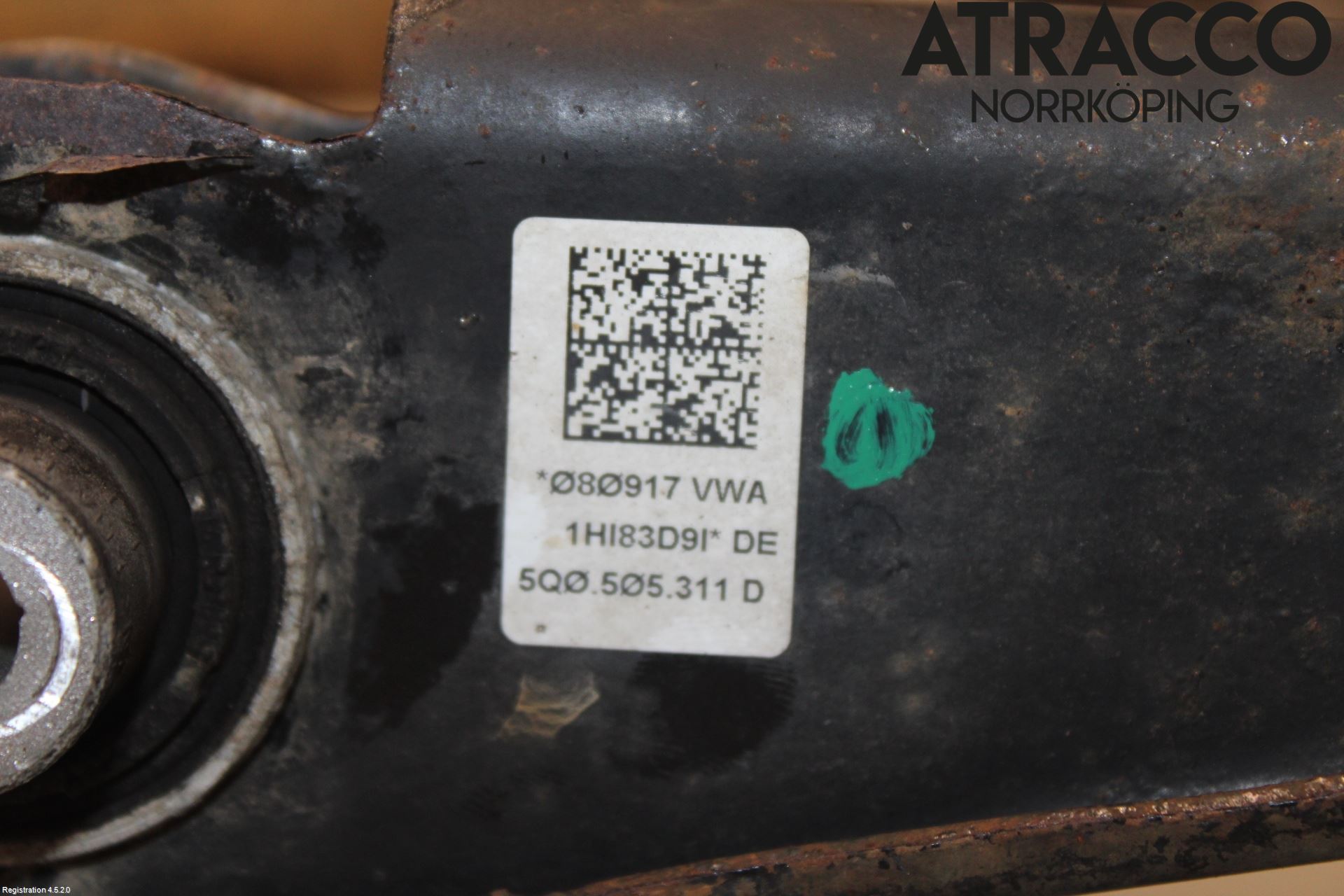 Audi A3/S3 8V 13-20 Bärarm Bak Höger