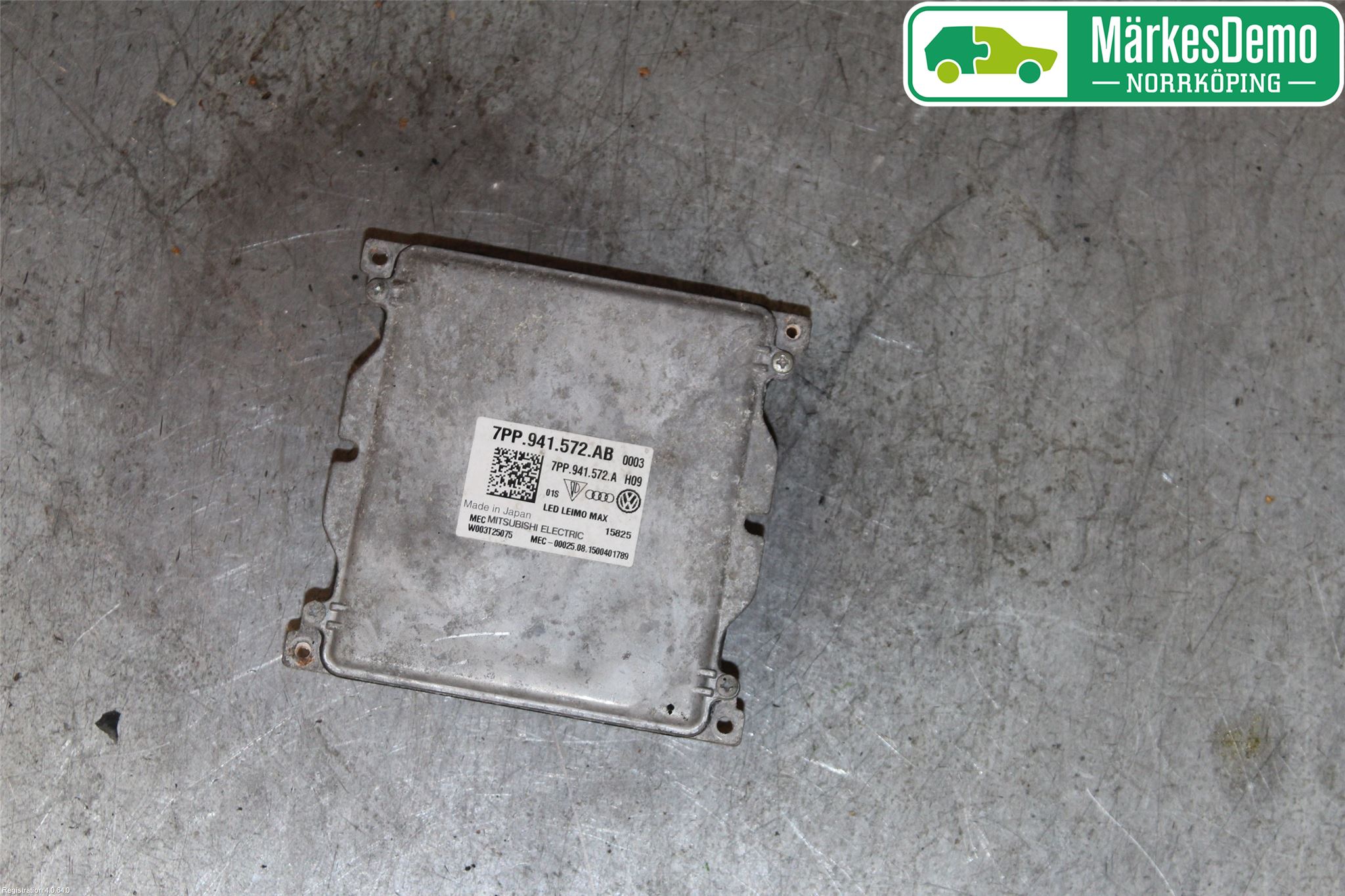 Audi A4/S4 B9 16-19 Styrenhet Strålkastare